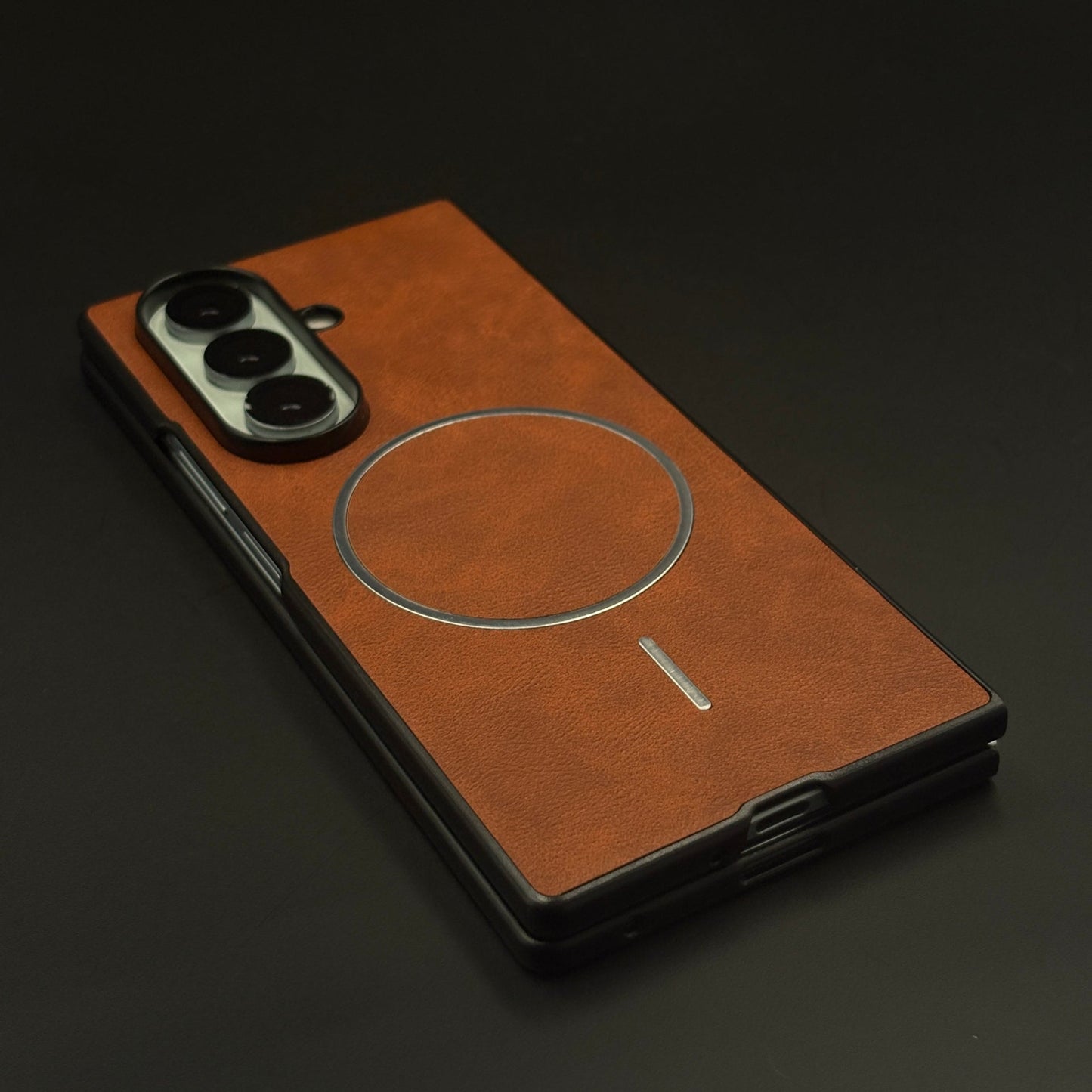 Slim Leather MagSafe Case for Samsung Galaxy Z Fold 7
