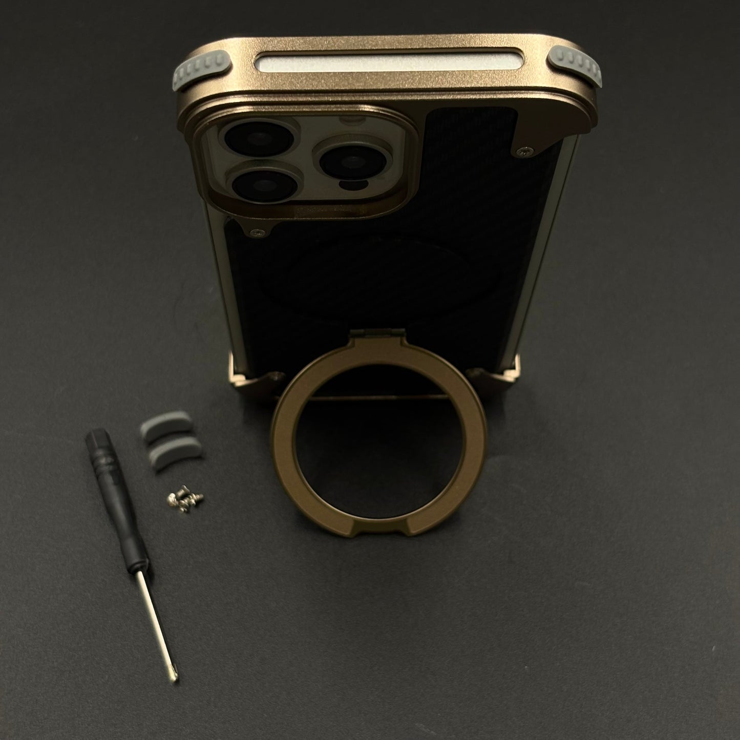UltraLux Carbon Fibre & Metal MagSafe Case for iPhone | Crafted for Style & Strength