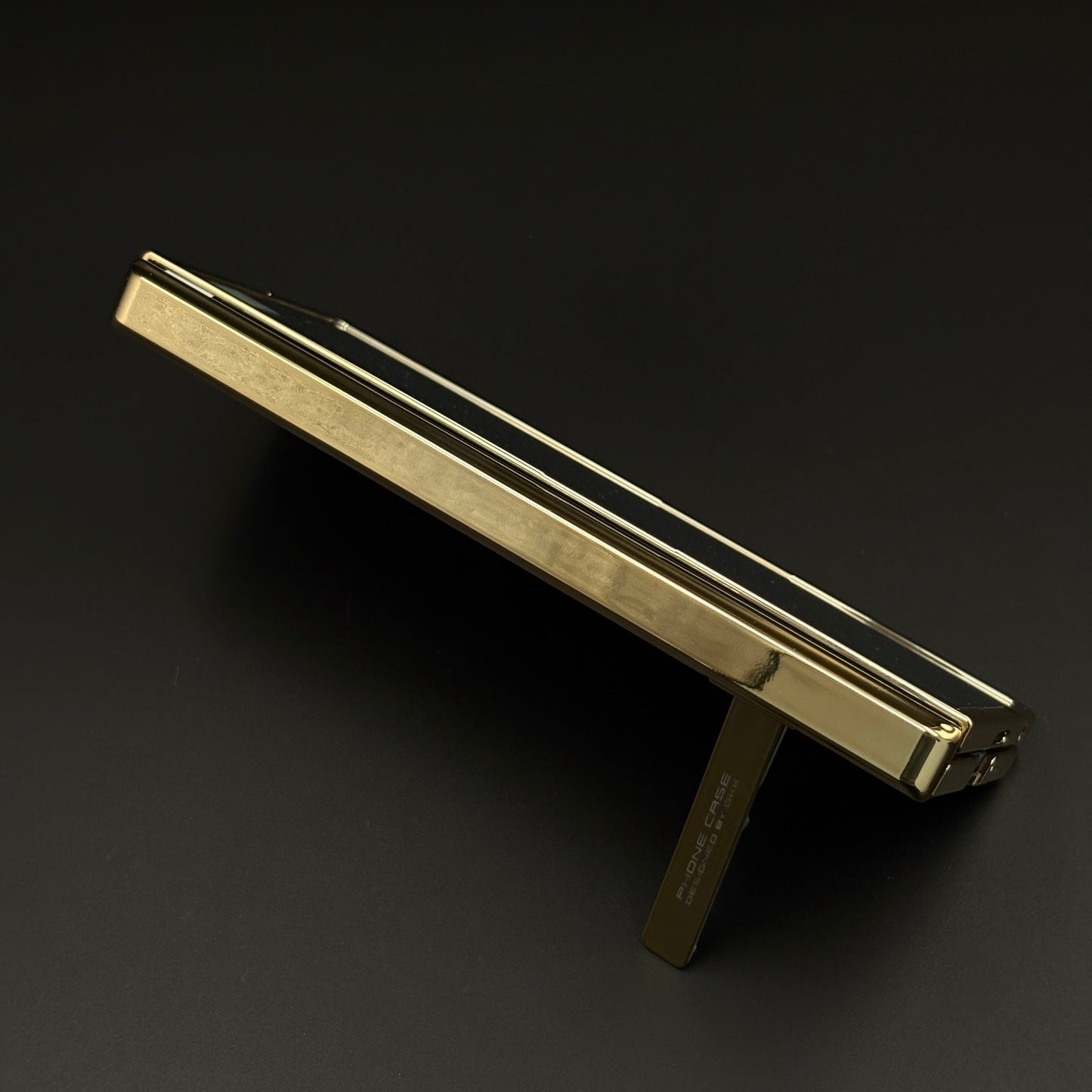 Luxury Chrome Frame Kickstand Case for Samsung Galaxy Z Fold 7 | Premium Hinge Protection