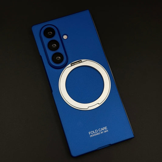 Magnetic Ring Stand Case with Front Screen Protector for Samsung Galaxy Z Fold 7 | Slim Grip & Full Body Coverage