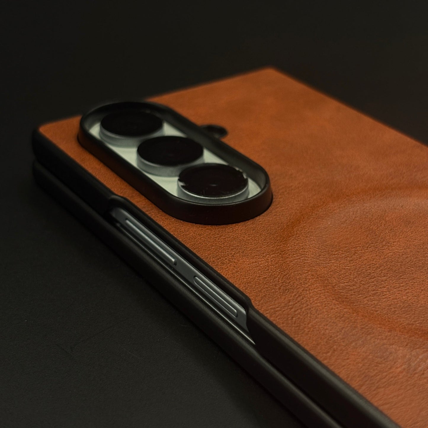 Hidden Coil MagSafe Leather Mobile Case Cover for Samsung Galaxy Z Fold 7