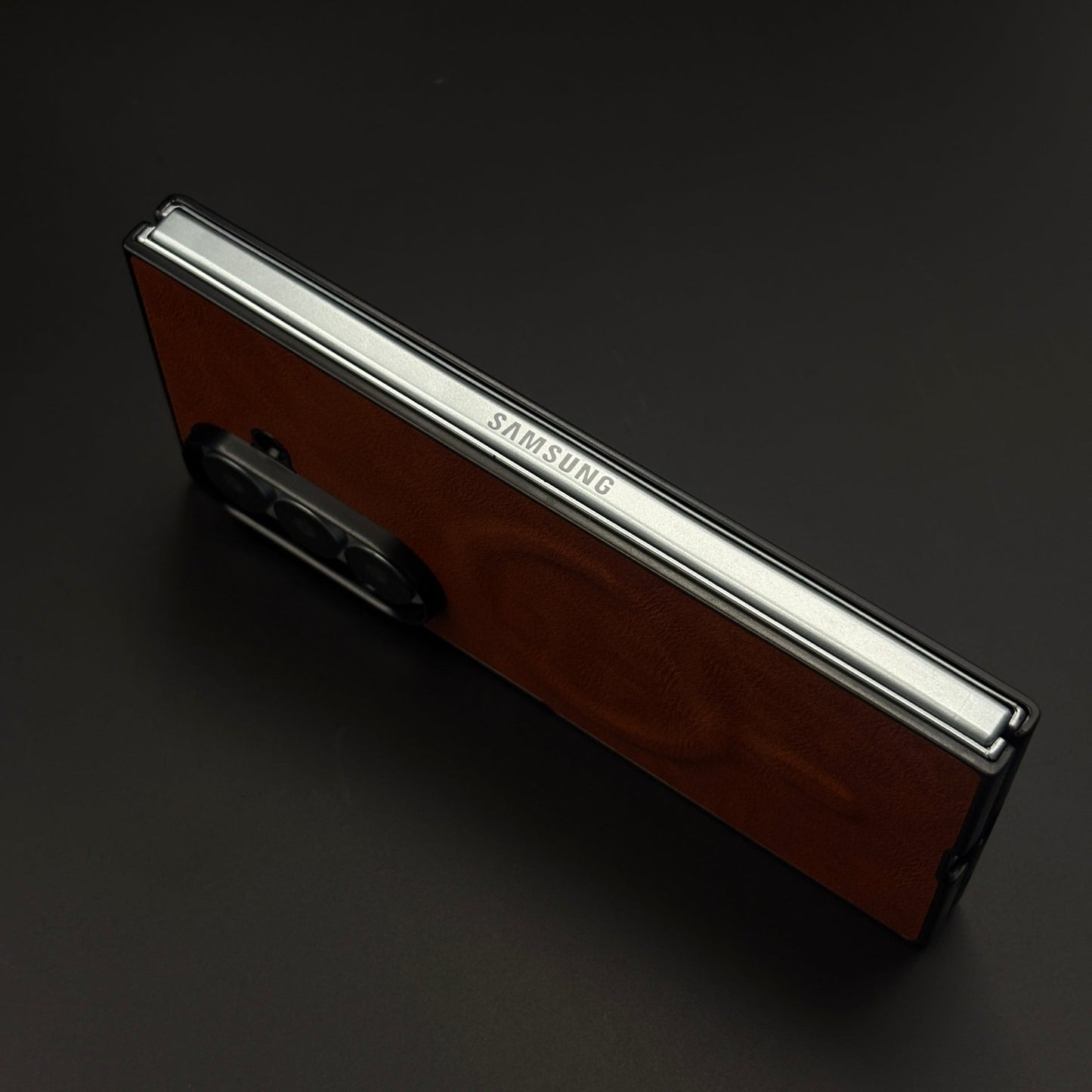 Hidden Coil MagSafe Leather Mobile Case Cover for Samsung Galaxy Z Fold 7
