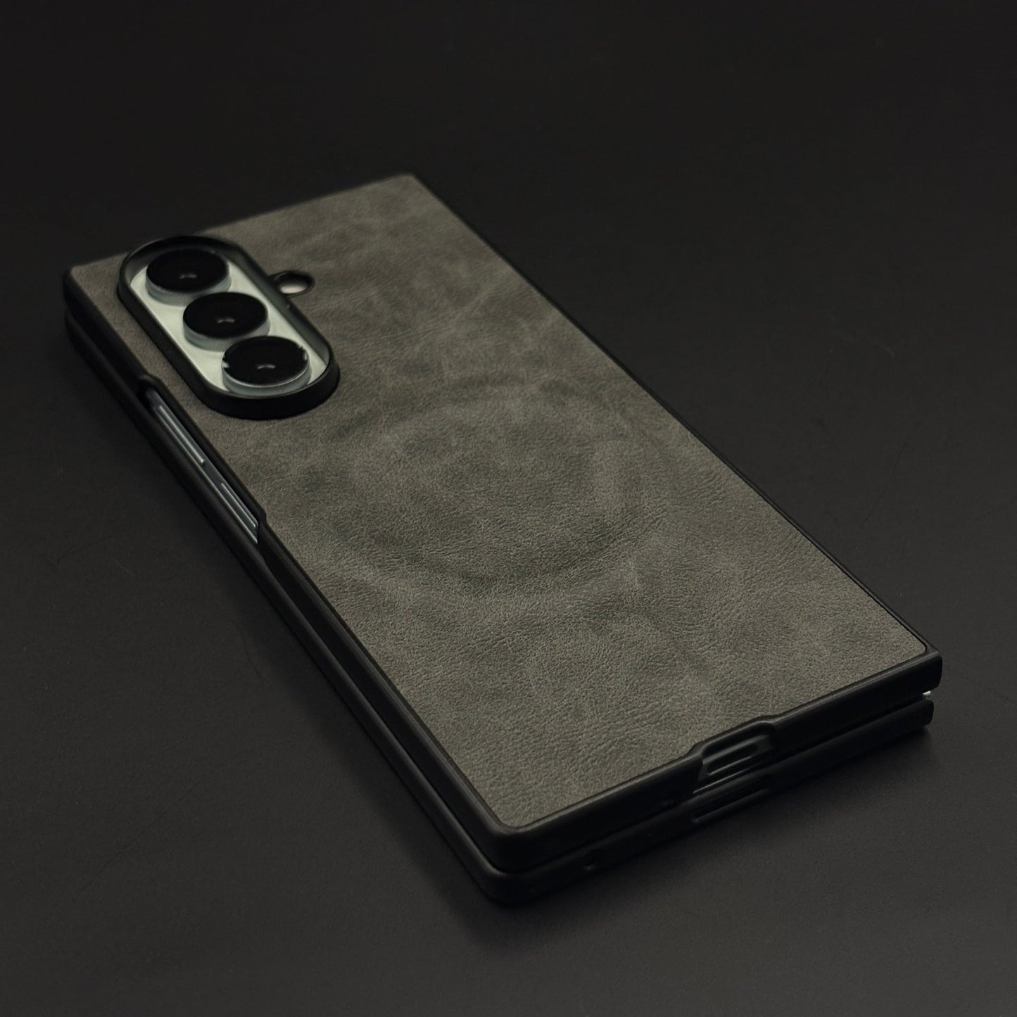 Hidden Coil MagSafe Leather Mobile Case Cover for Samsung Galaxy Z Fold 7