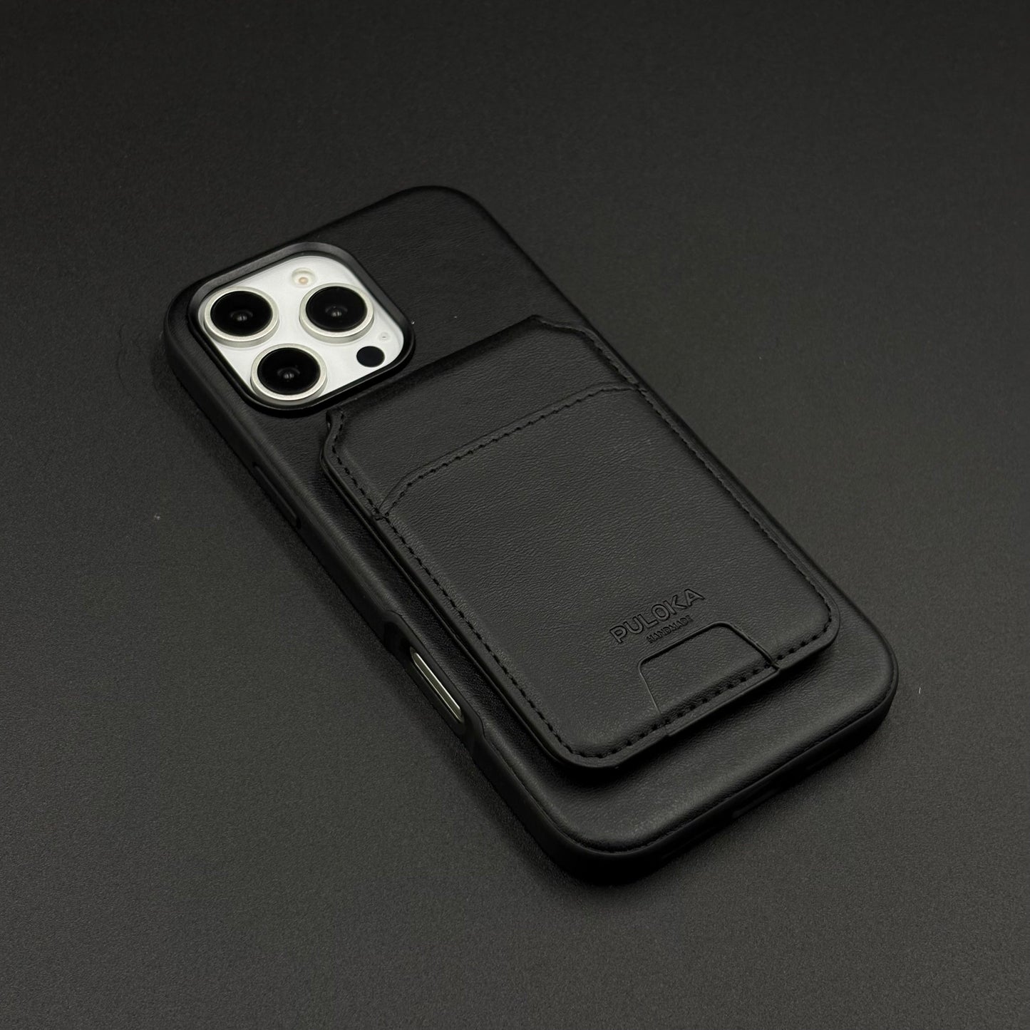 Detachable MagSafe Wallet Case for iPhone | Premium Leather Card Holder | Magnetic Snap-On Design