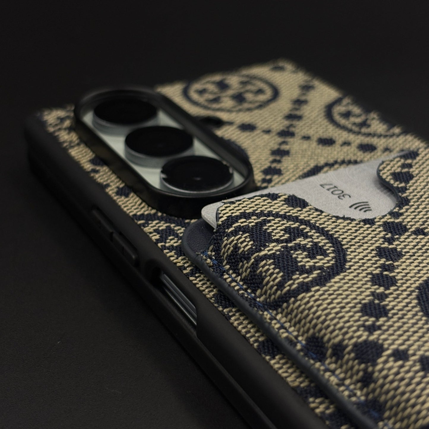 Luxury Brand Monogram TB Cardholder Case for Samsung Galaxy Z Fold 7