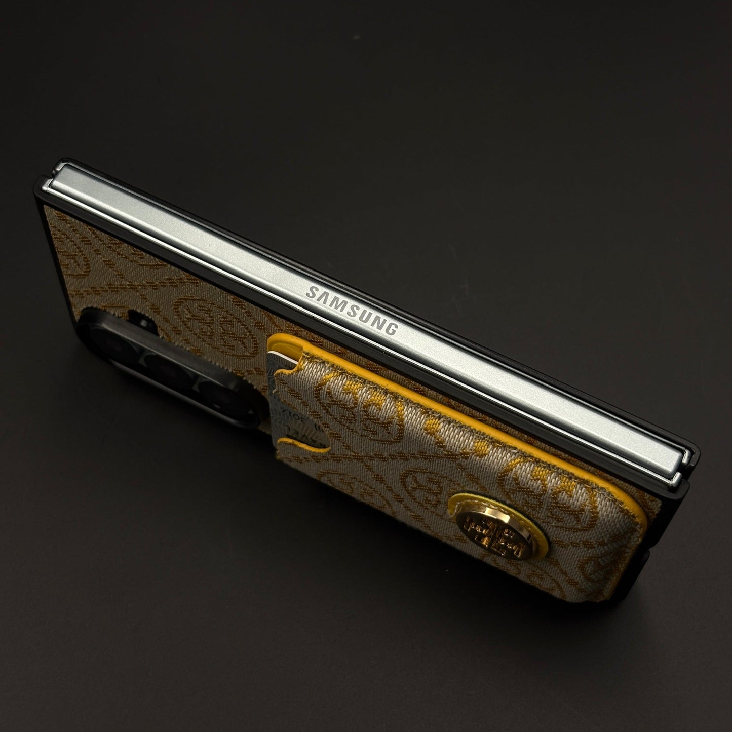 Luxury Brand Monogram TB Cardholder Case for Samsung Galaxy Z Fold 7