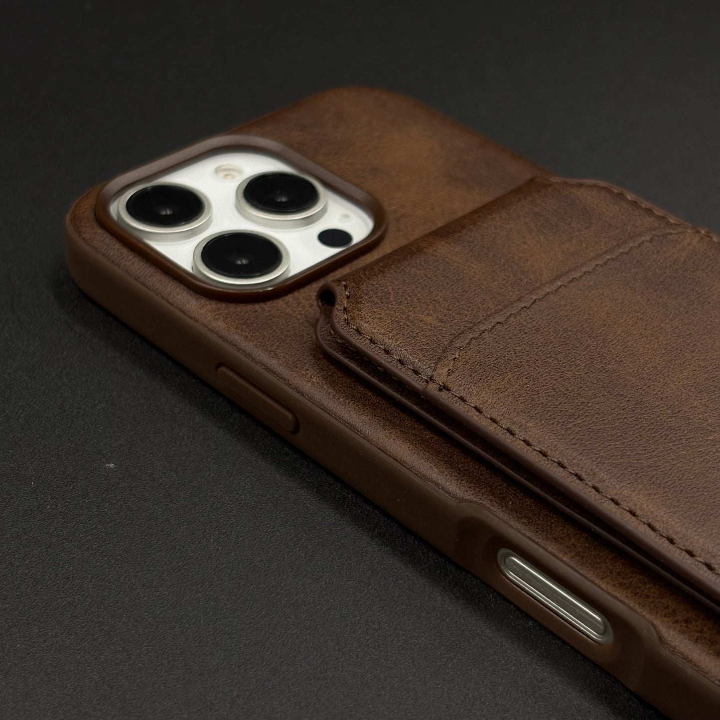 Detachable MagSafe Wallet Case for iPhone | Premium Leather Card Holder | Magnetic Snap-On Design