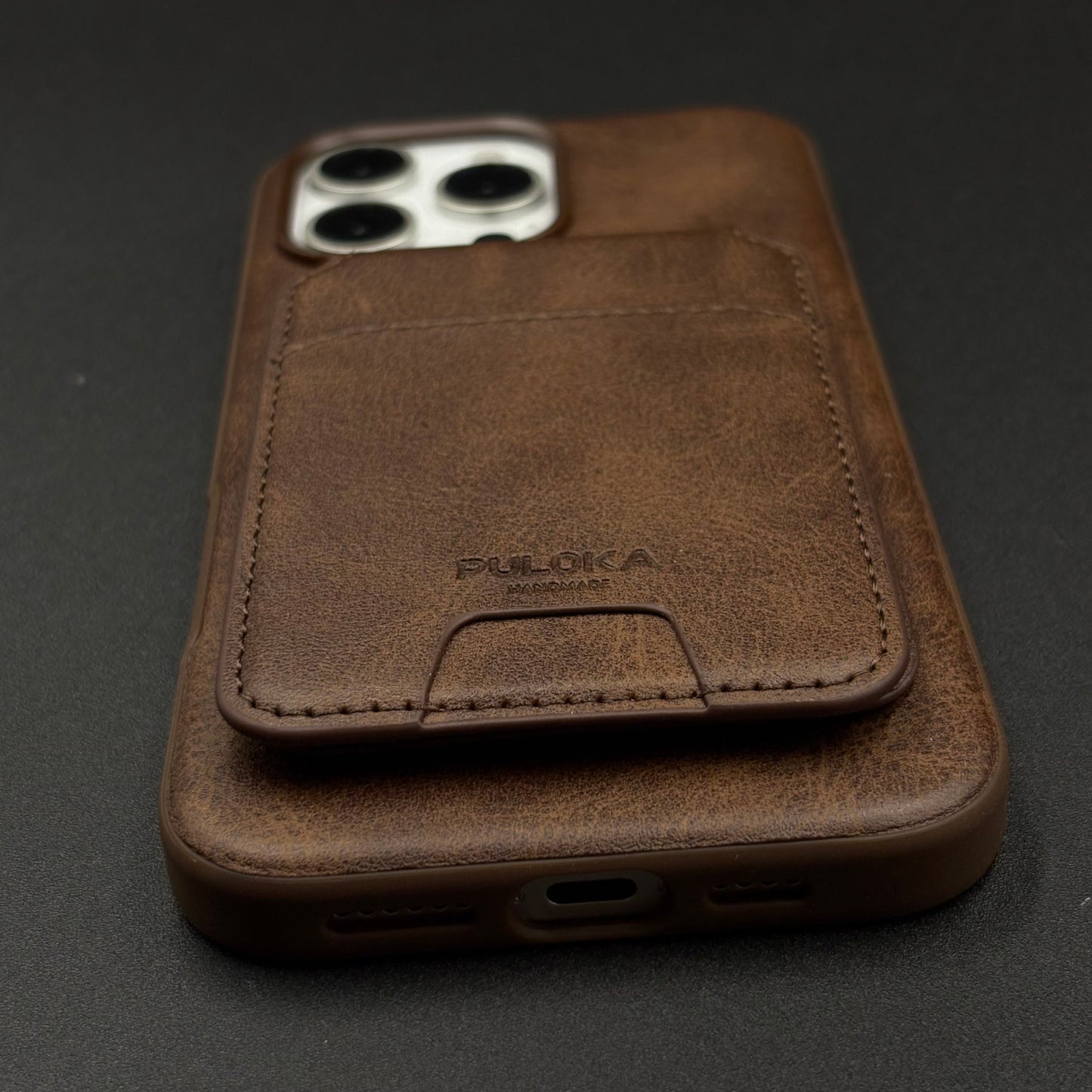 Detachable MagSafe Wallet Case for iPhone | Premium Leather Card Holder | Magnetic Snap-On Design