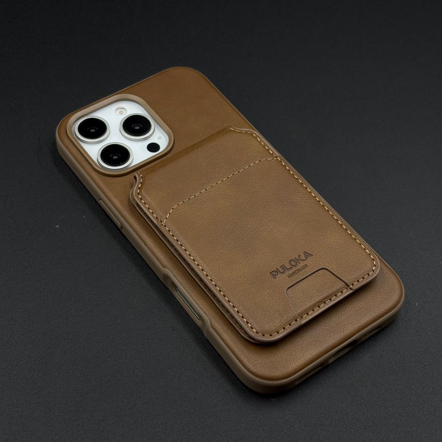 Detachable MagSafe Wallet Case for iPhone | Premium Leather Card Holder | Magnetic Snap-On Design