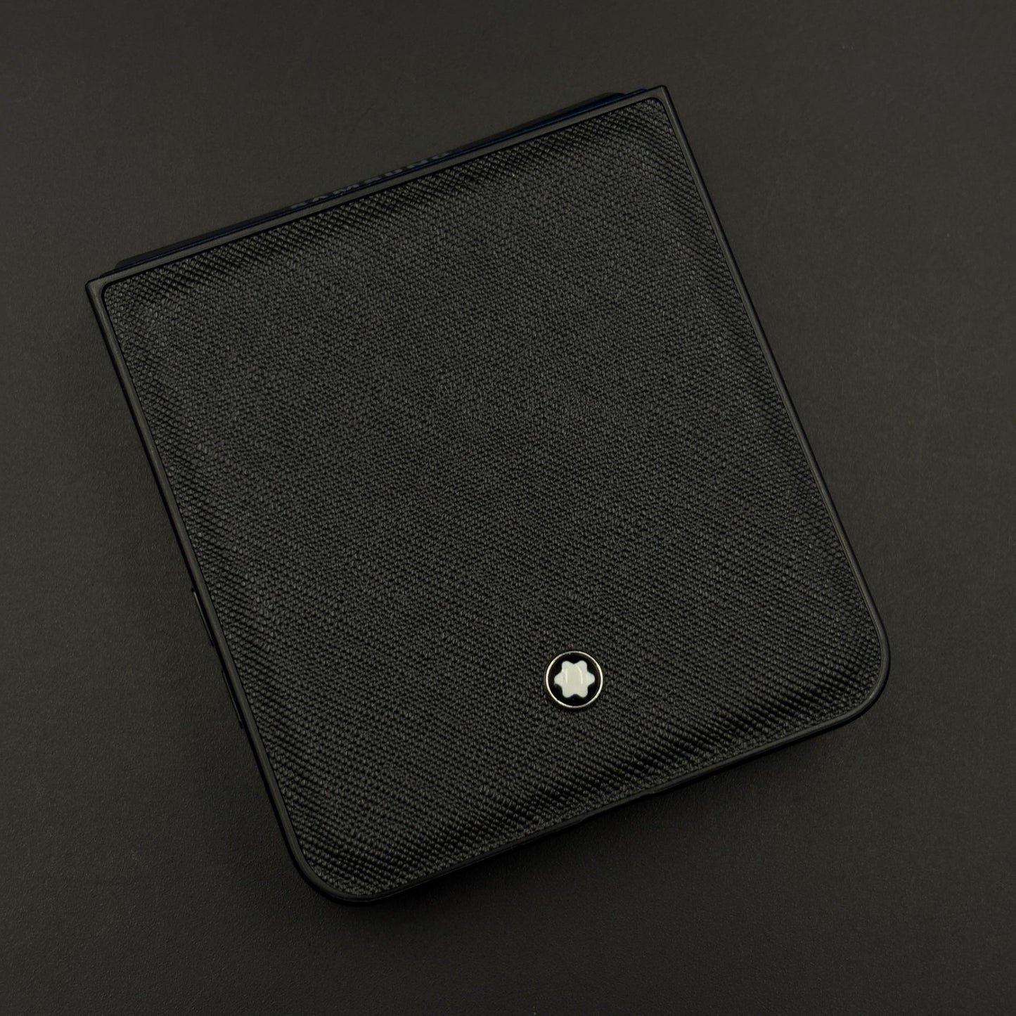 Luxury MB Logo Leather Case for Samsung Galaxy Z Flip 7