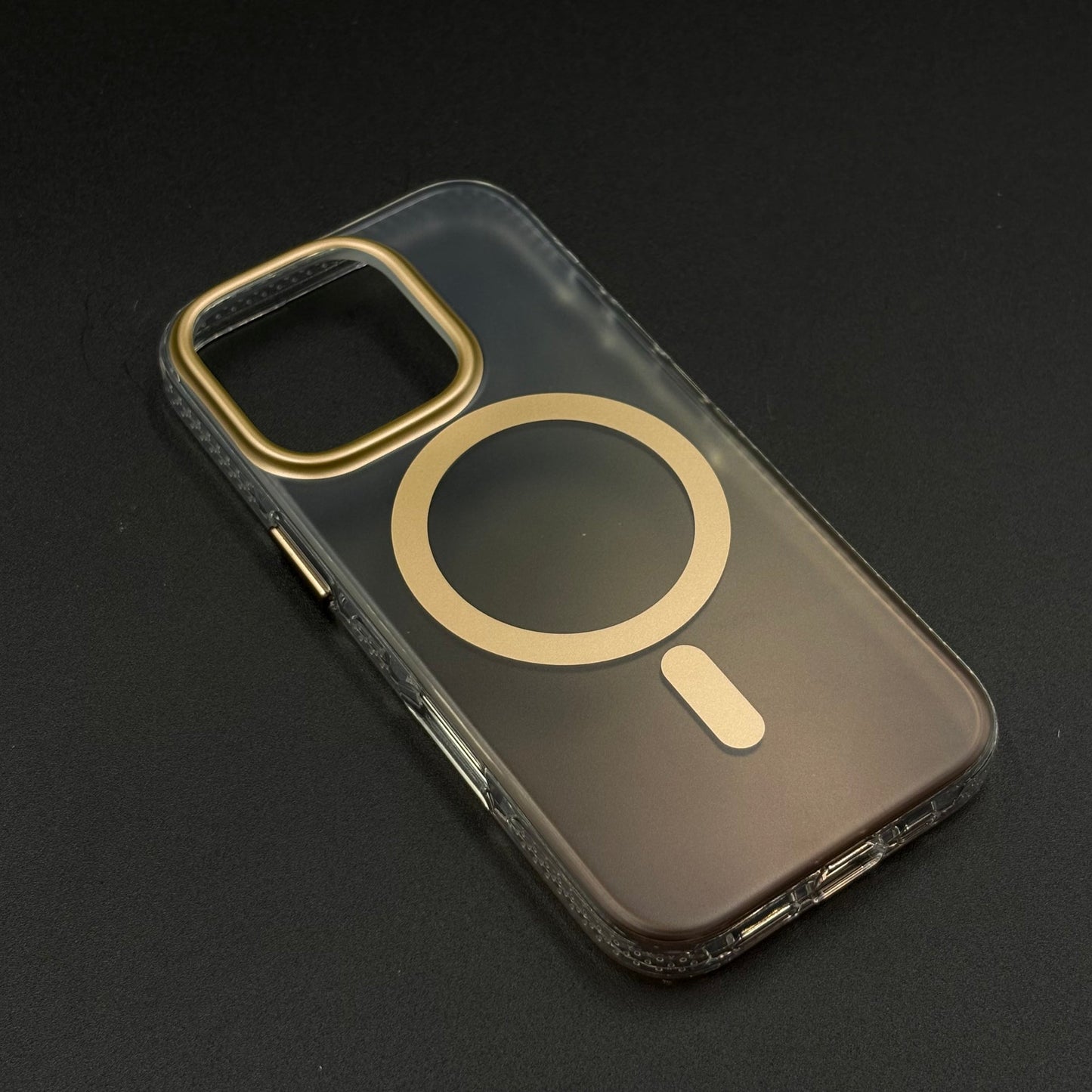 Non-Yellowing Dual-Tone Matte MagSafe Case for iPhone | Soft Finish | Magnetic Ring Support