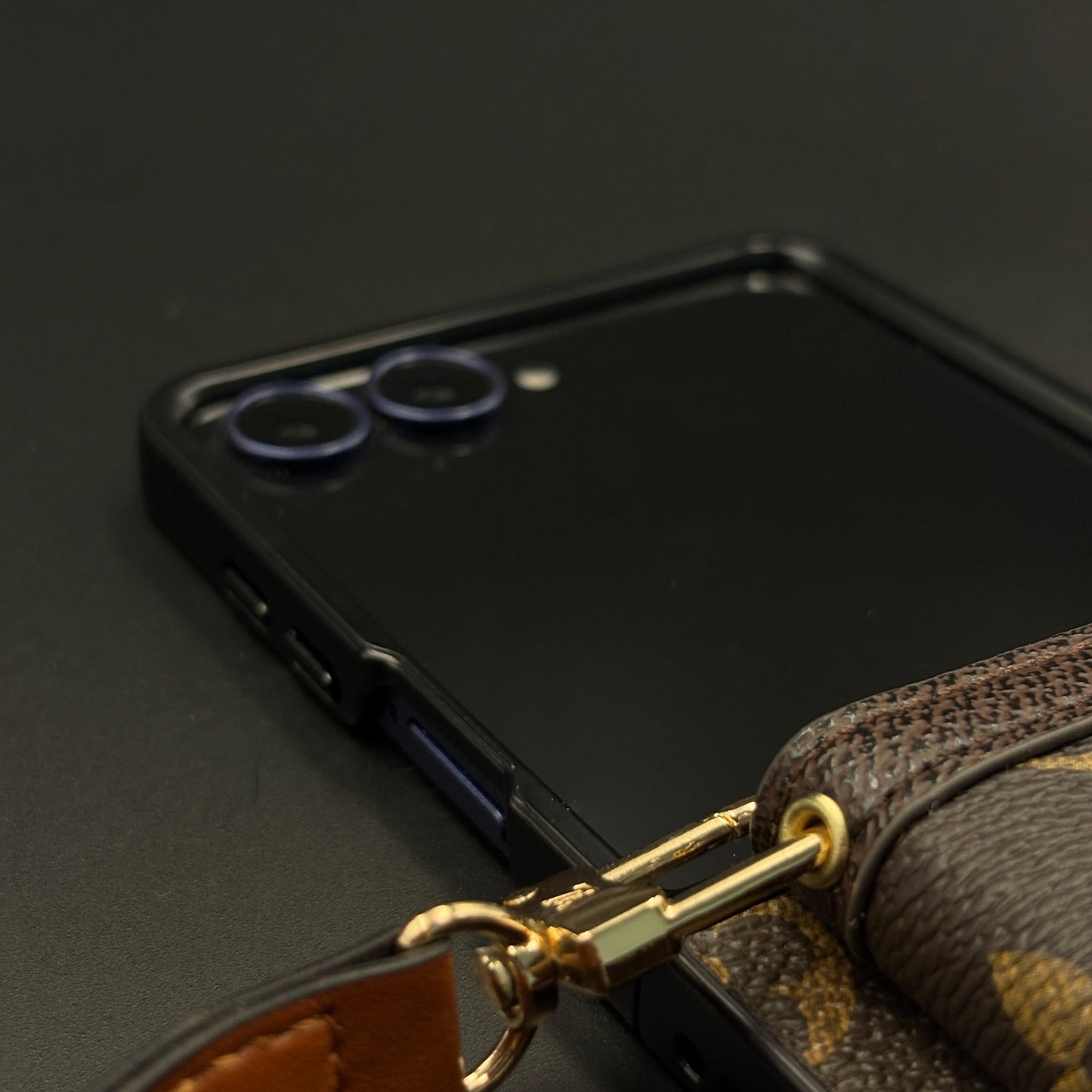 Luxury Cardholder Wallet Case with Sling for Samsung Galaxy Z Flip 7