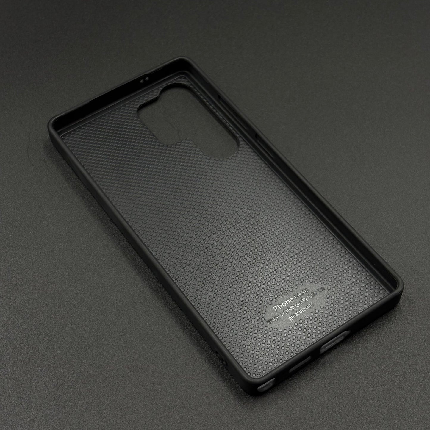 Color Block (Maroon, Black, White) Phone Case for Samsung Galaxy S25 Ultra | Textured Grip + Sleek Fit