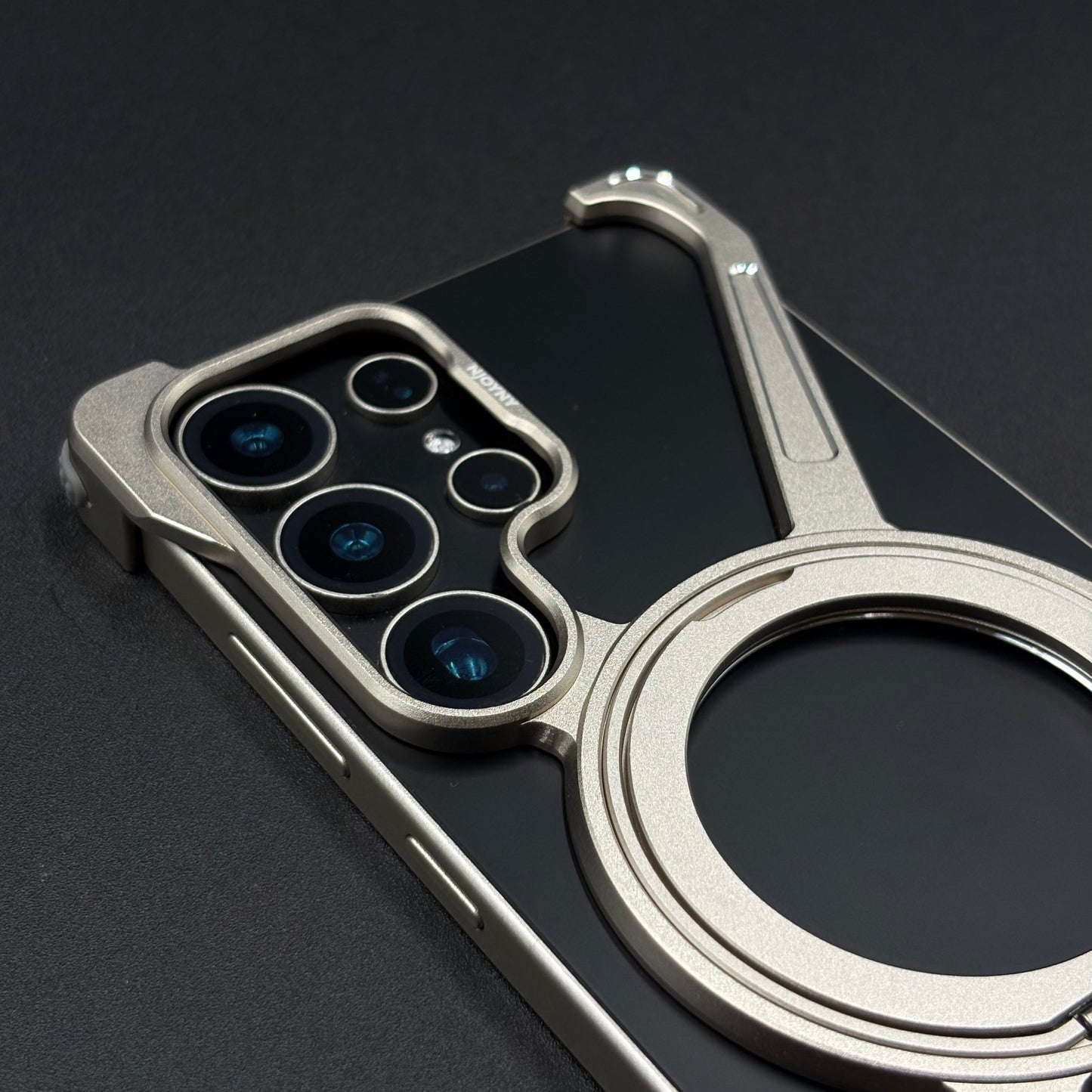 Star Ring Metal Phone Case for Samsung Galaxy S25 Ultra | 360° Rotatable MagSafe with Stand | Shockproof Protection
