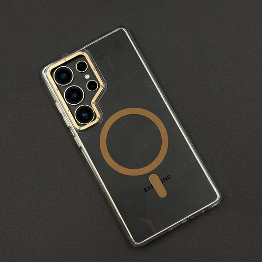 Clear Transparent Phone Case for Samsung Galaxy S24 Ultra | MagSafe Ready