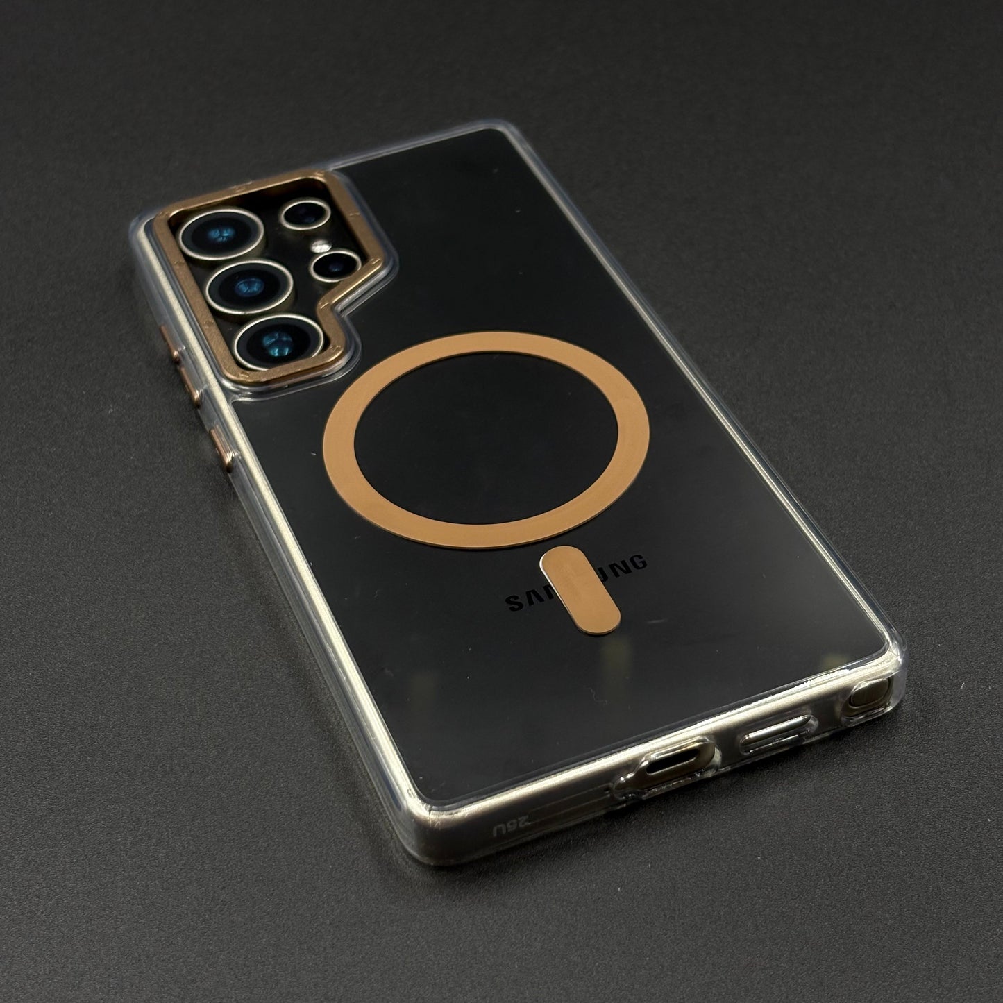 Clear Transparent Phone Case for Samsung Galaxy S25 Ultra | MagSafe Ready