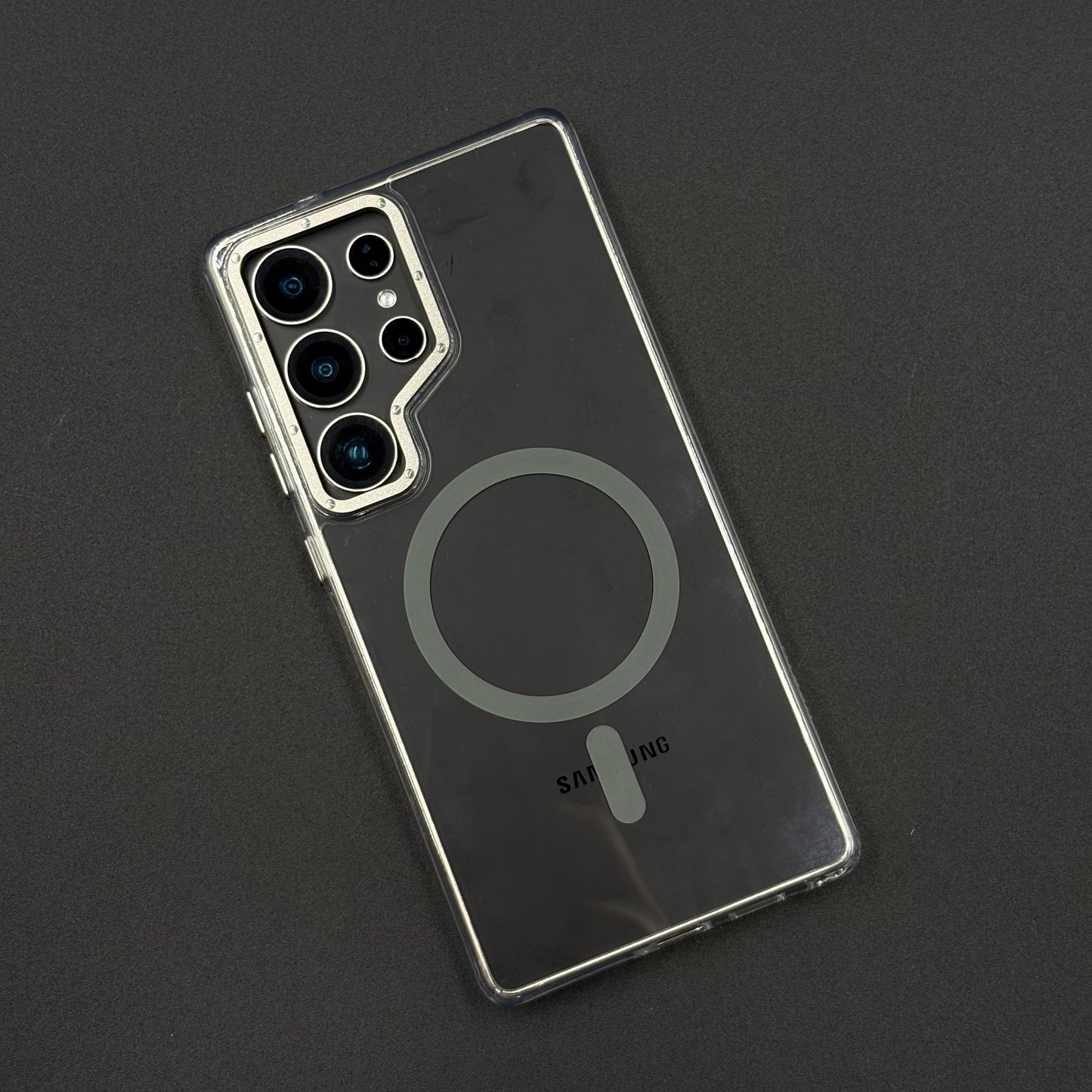 Clear Transparent Phone Case for Samsung Galaxy S24 Ultra | MagSafe Ready