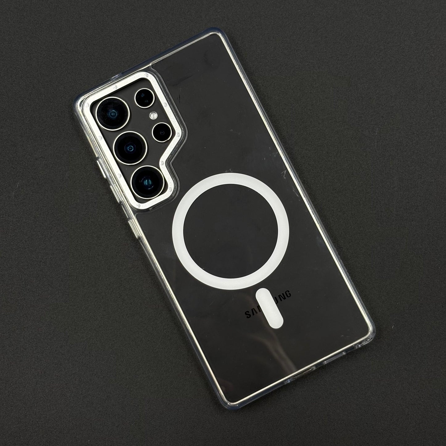 Clear Transparent Phone Case for Samsung Galaxy S25 Ultra | MagSafe Ready