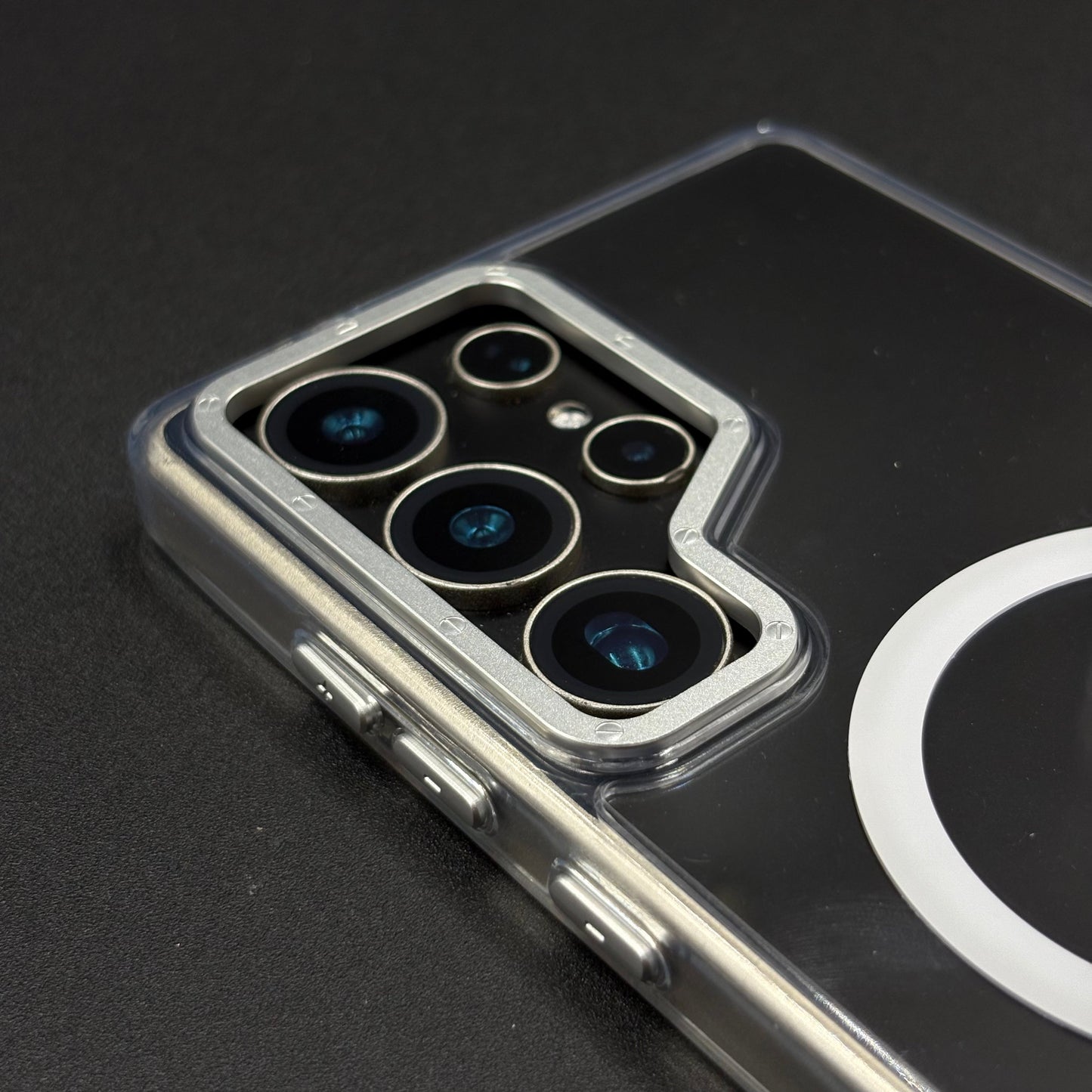 Clear Transparent Phone Case for Samsung Galaxy S25 Ultra | MagSafe Ready