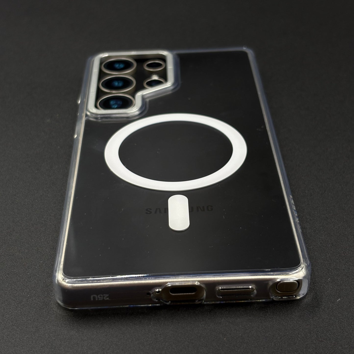 Clear Transparent Phone Case for Samsung Galaxy S25 Ultra | MagSafe Ready