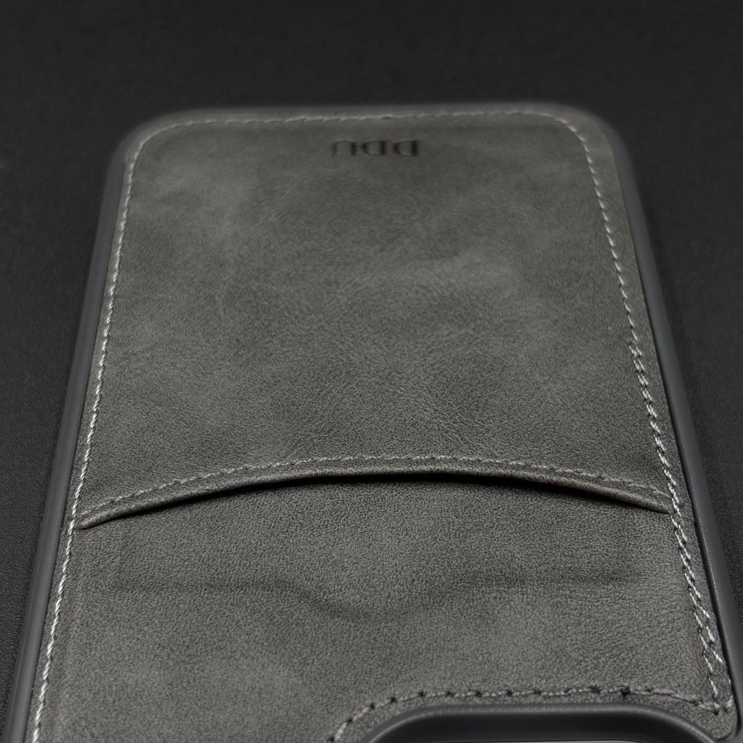 Premium PU Leather Stitch Phone Case for iPhone Series | Slim Fit Case with a Wallet/Card Holder