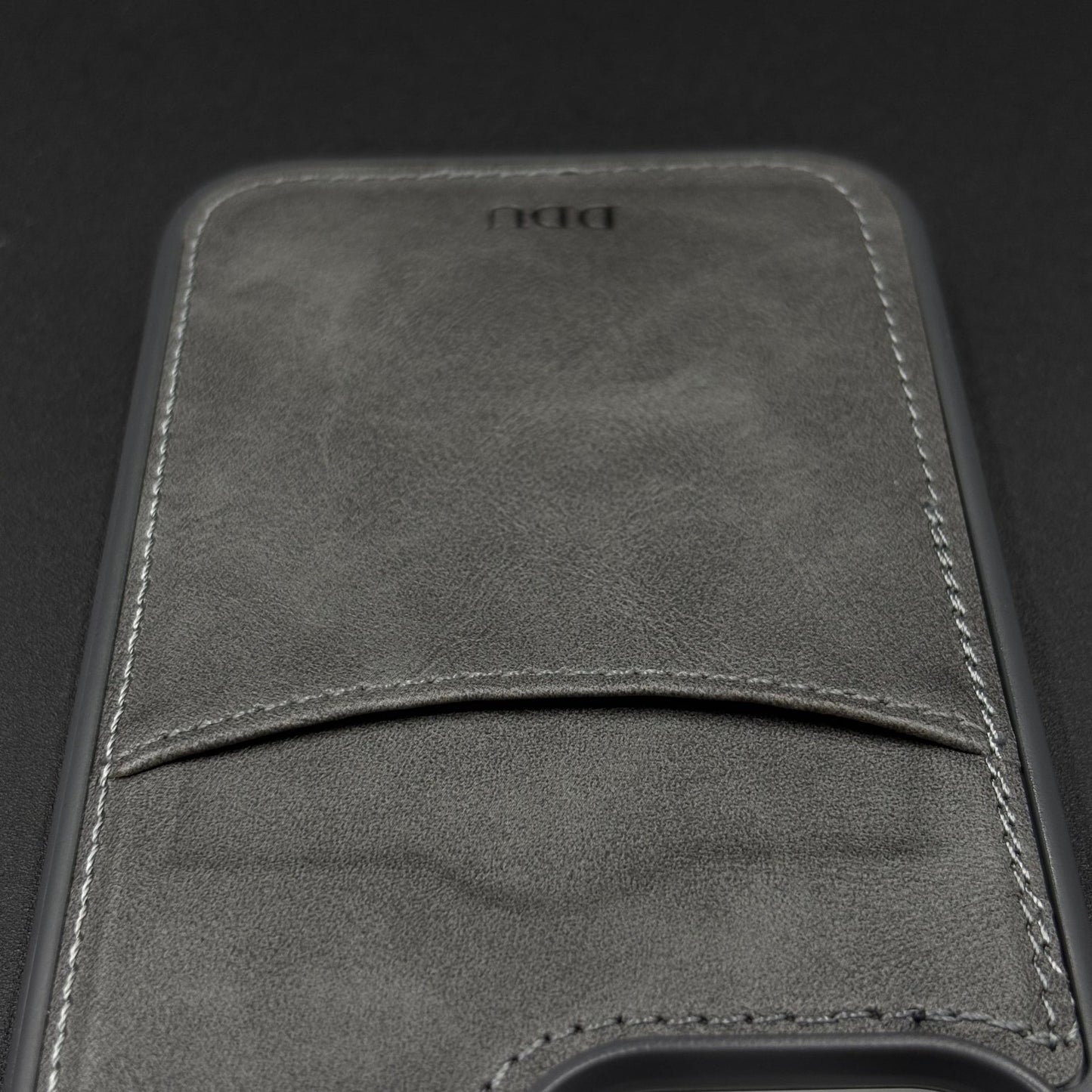 Premium PU Leather Stitch Phone Case for iPhone Series | Slim Fit Case with a Wallet/Card Holder