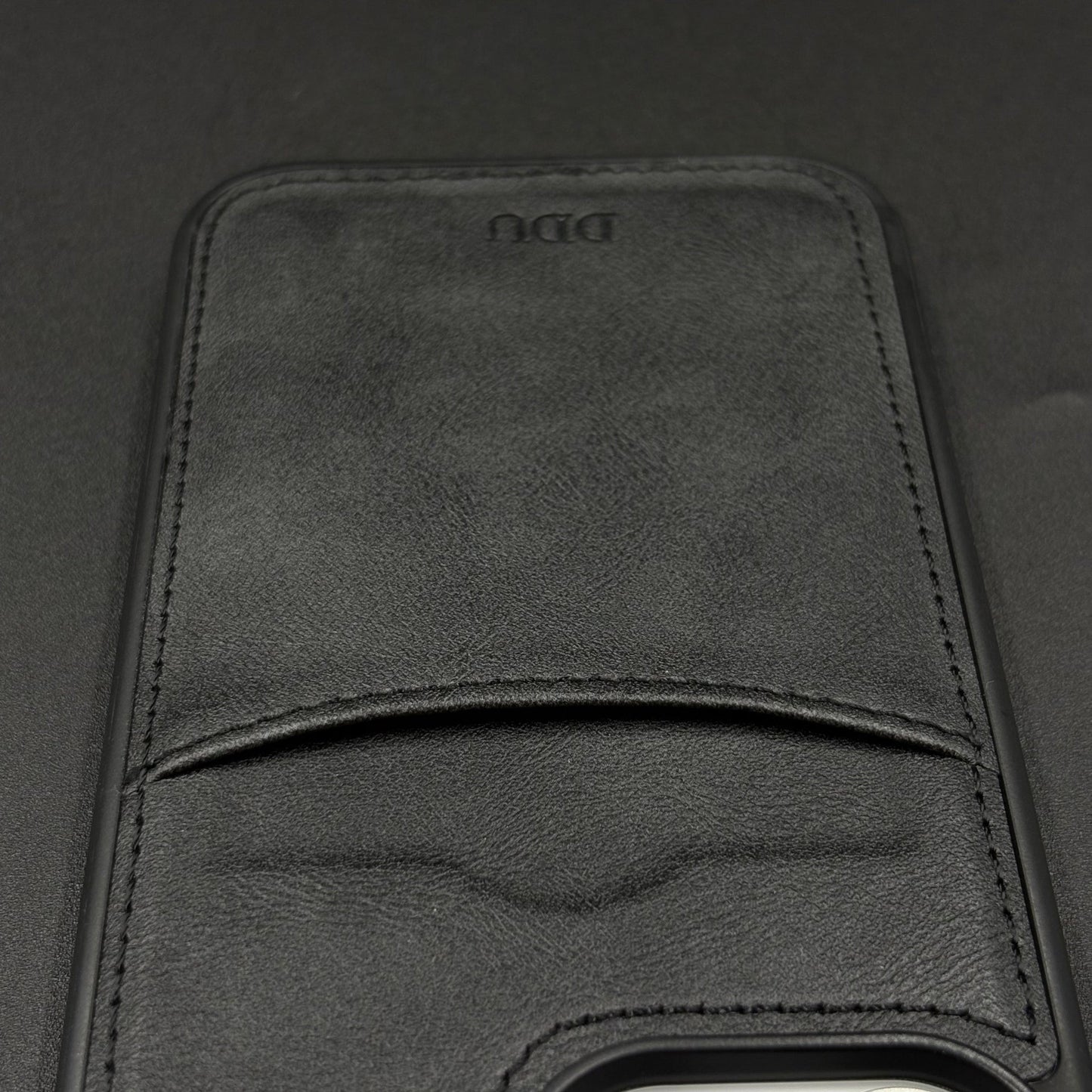 Premium PU Leather Stitch Phone Case for iPhone Series | Slim Fit Case with a Wallet/Card Holder