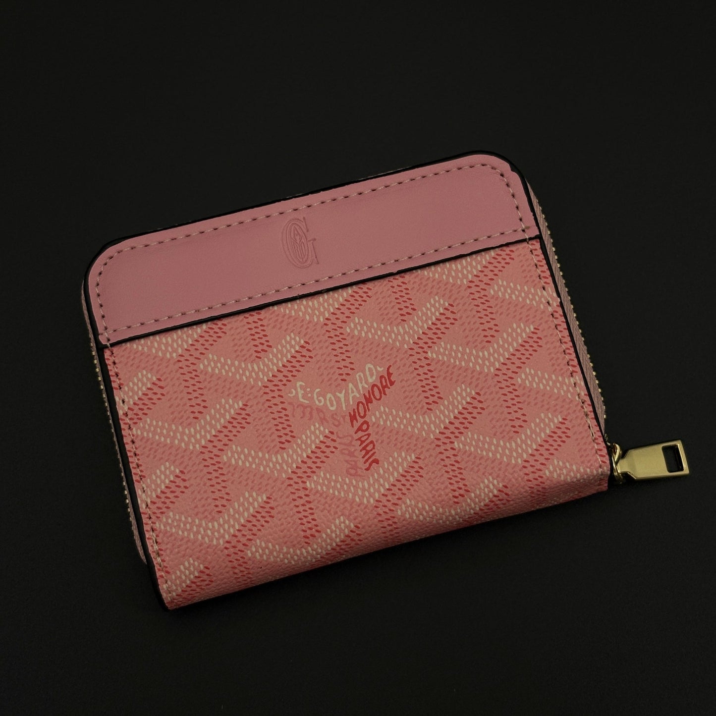 Luxury Brand EGY Compact Zip Card Holder Wallet with Box