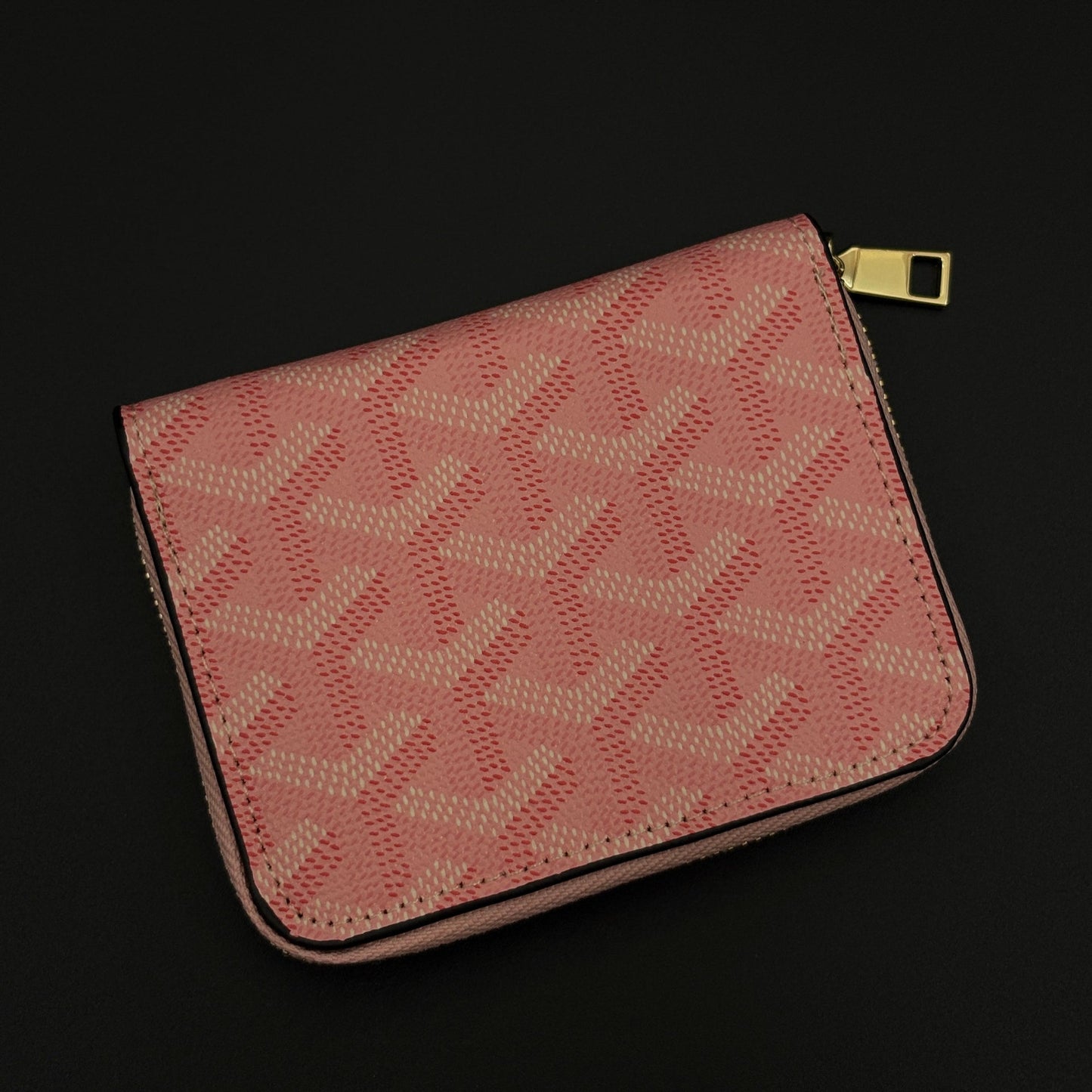 Luxury Brand EGY Compact Zip Card Holder Wallet with Box
