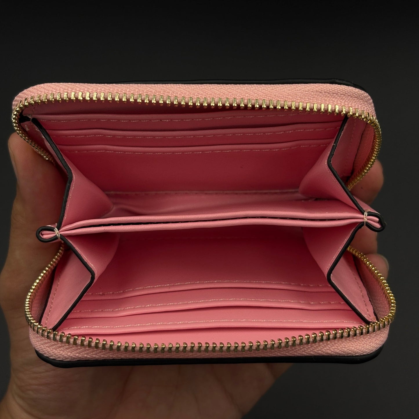 Luxury Brand EGY Compact Zip Card Holder Wallet with Box