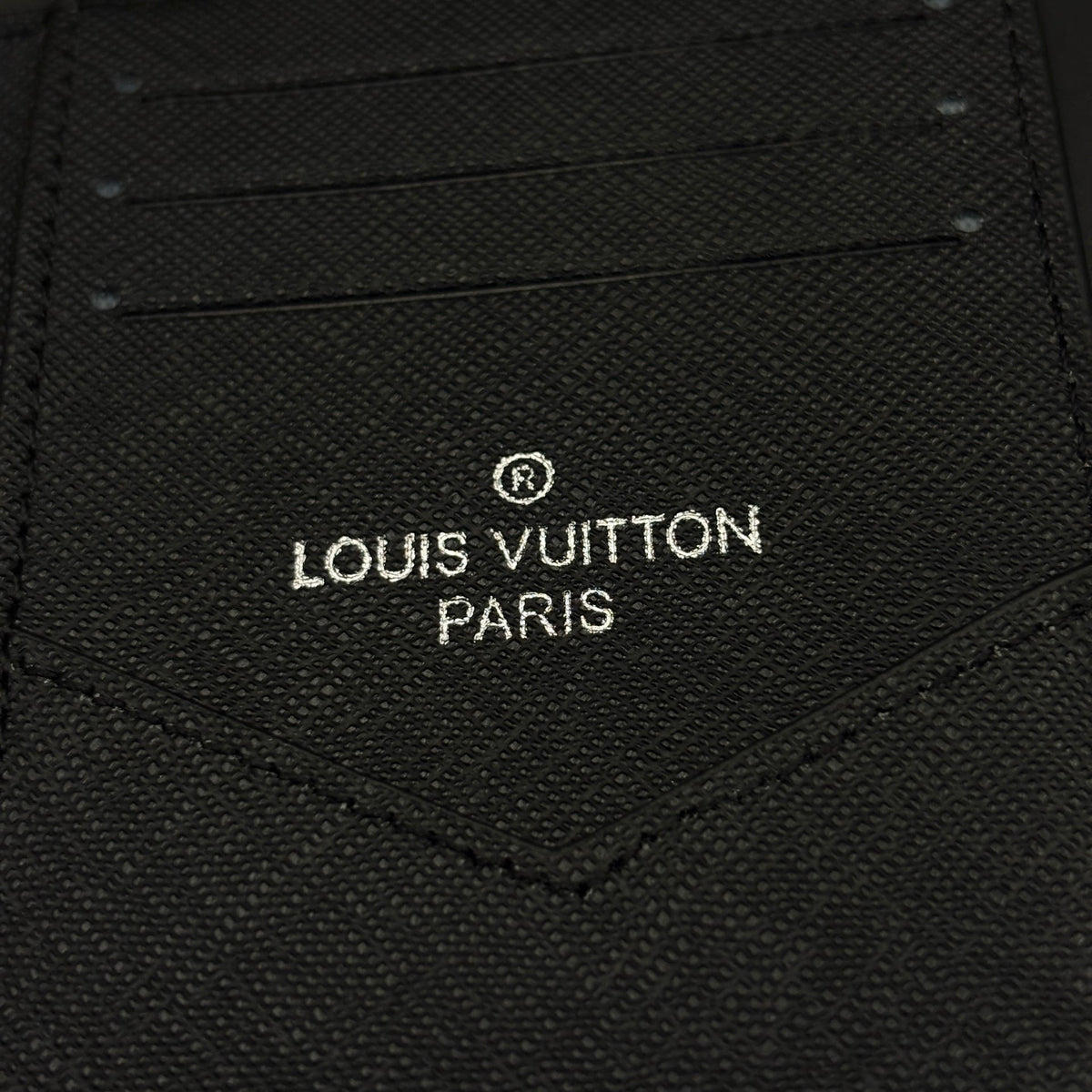 Luxury Fashion Brand Monogram 2-Sided Card Holder Leather Wallet with Box