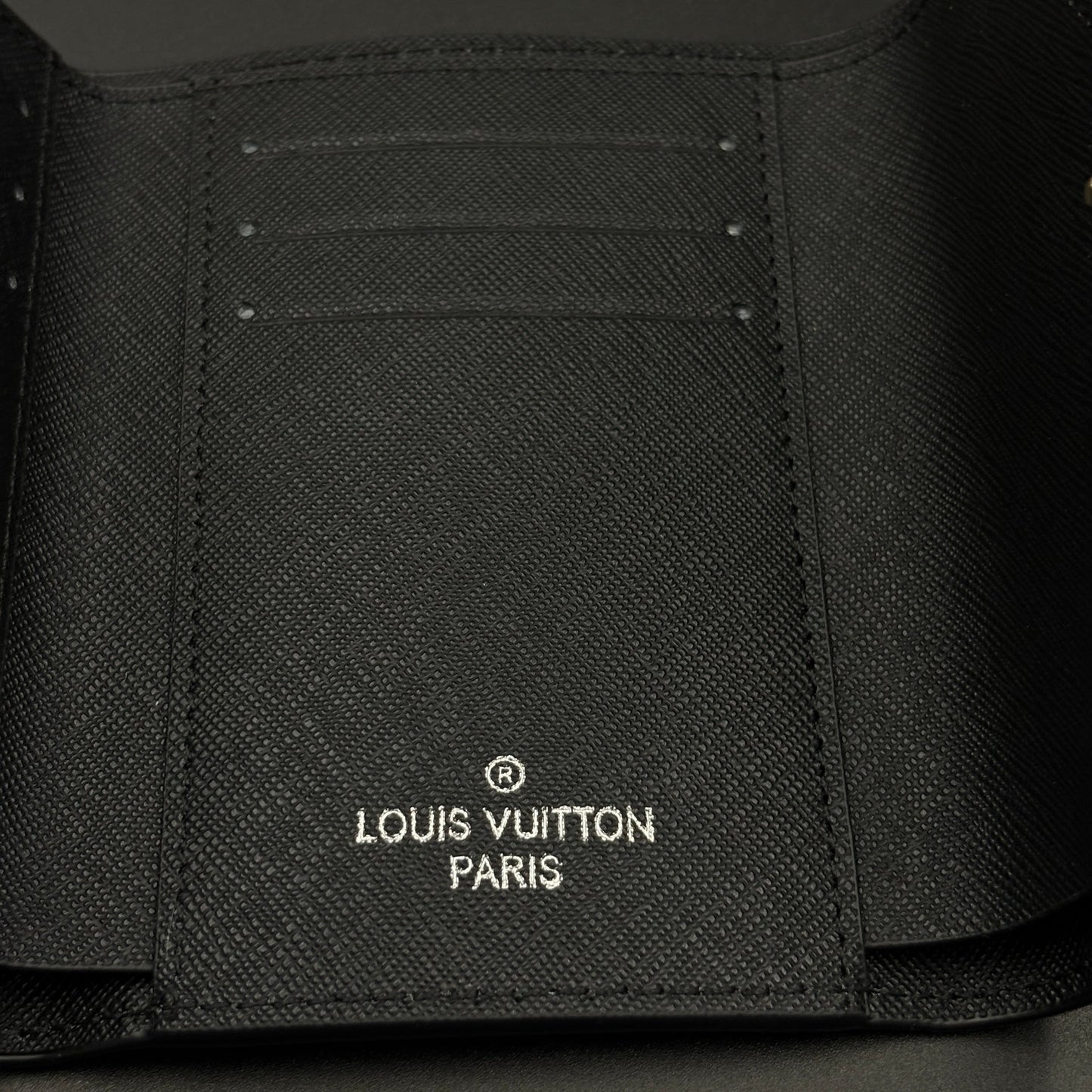 Luxury Fashion Brand Monogram Card Holder Wallet with Flap Closure with Box