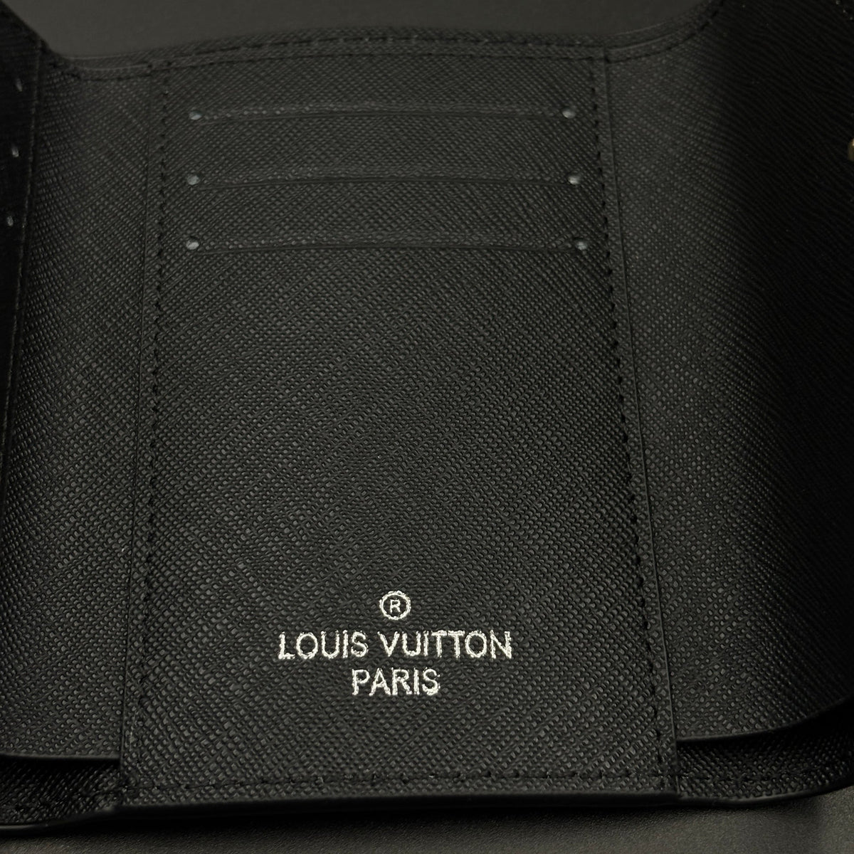 Luxury Fashion Brand Monogram Card Holder Wallet with Flap Closure with Box