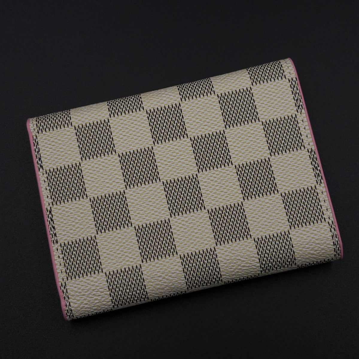 Luxury Fashion Brand Monogram Card Holder Wallet with Flap Closure with Box