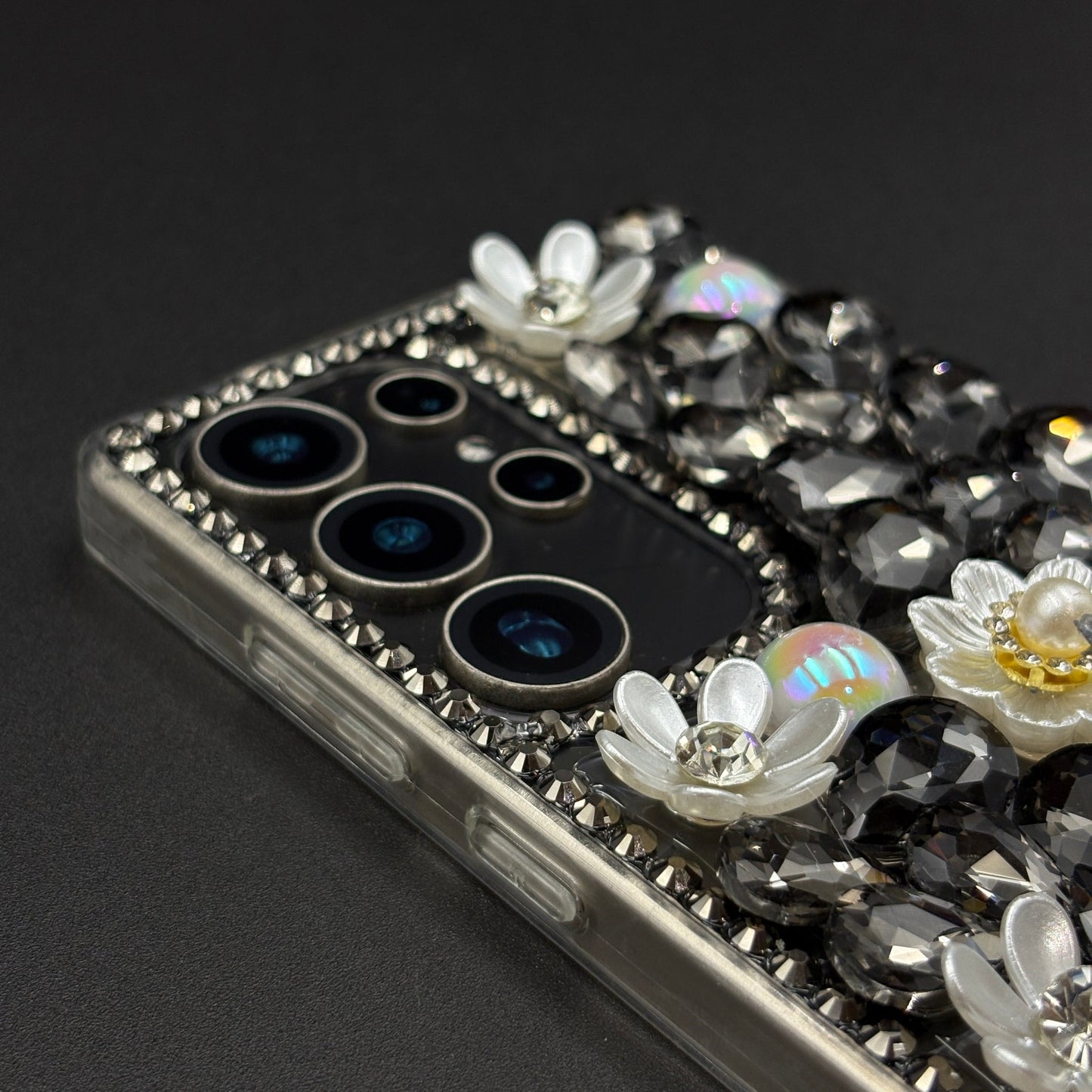Bling Butterfly & Flower Phone Case for Samsung Galaxy S25 Ultra | Luxury Rhinestone Crystal