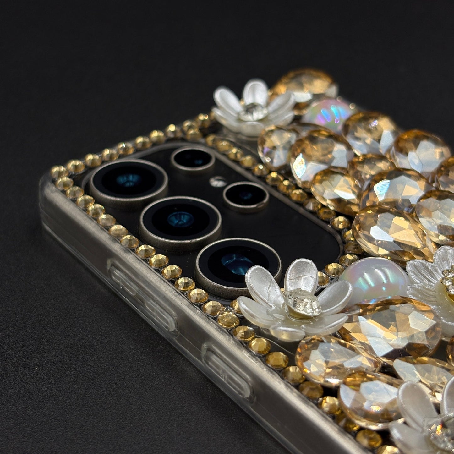 Bling Butterfly & Flower Phone Case for Samsung Galaxy S25 Ultra | Luxury Rhinestone Crystal