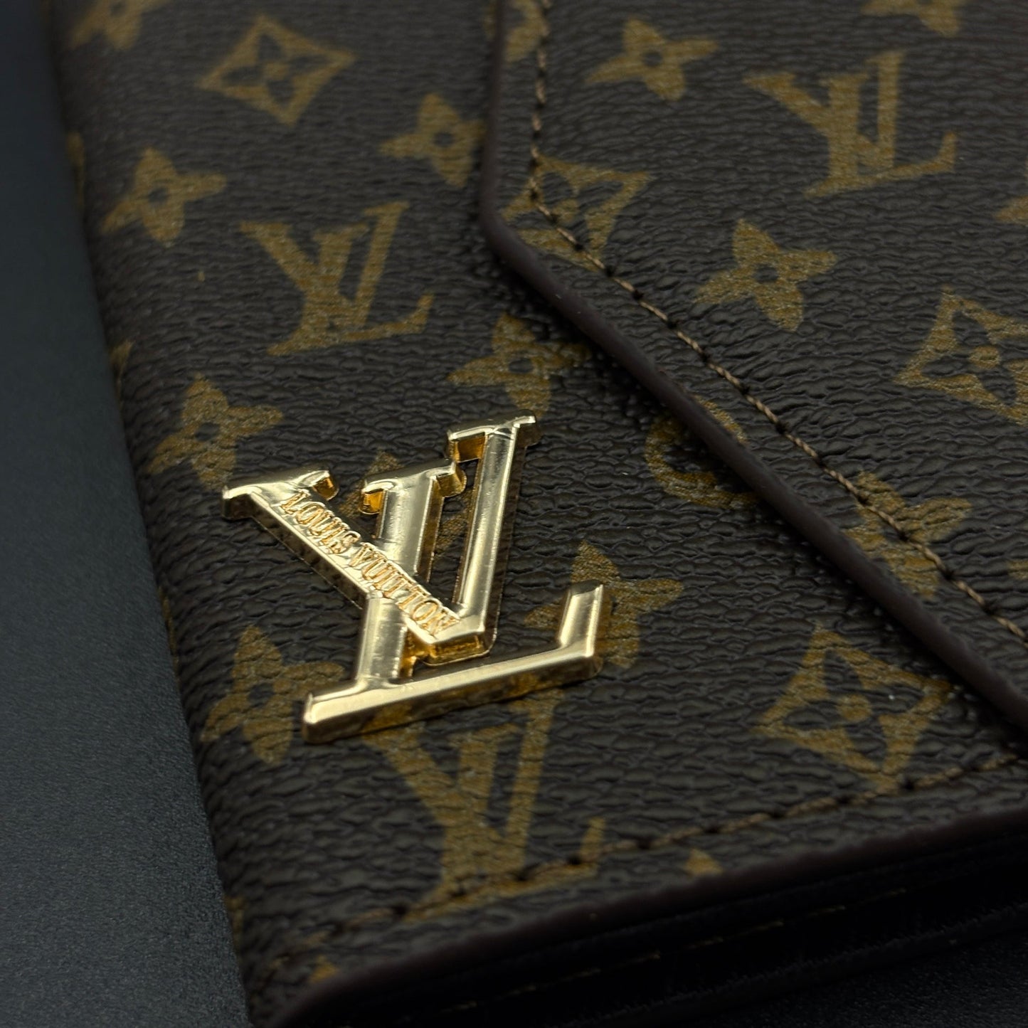 Luxury Fashion Brand Pattern Monogram Empreinte Victorine Wallet Card Holder Strap with Box