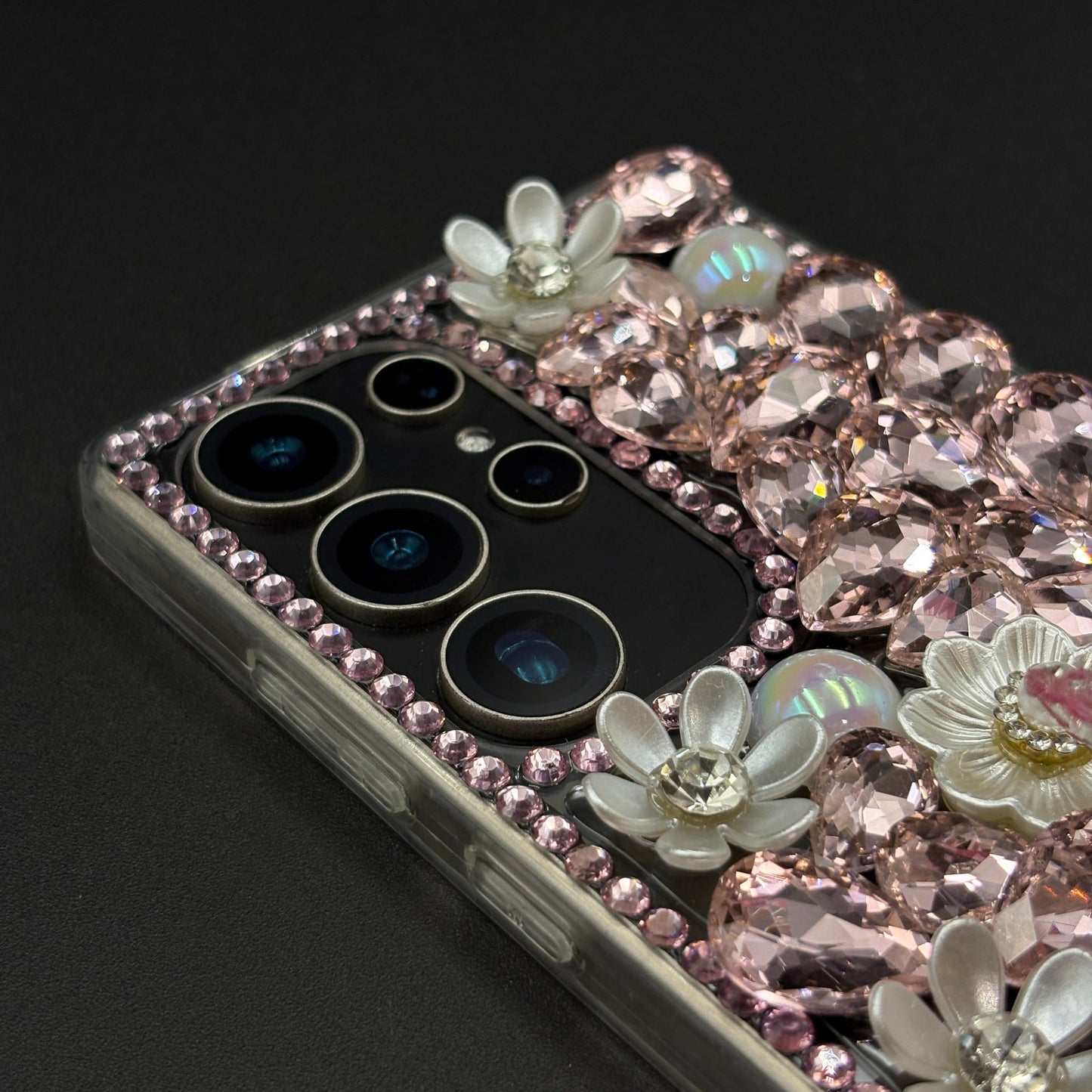 Bling Butterfly & Flower Phone Case for Samsung Galaxy S25 Ultra | Luxury Rhinestone Crystal