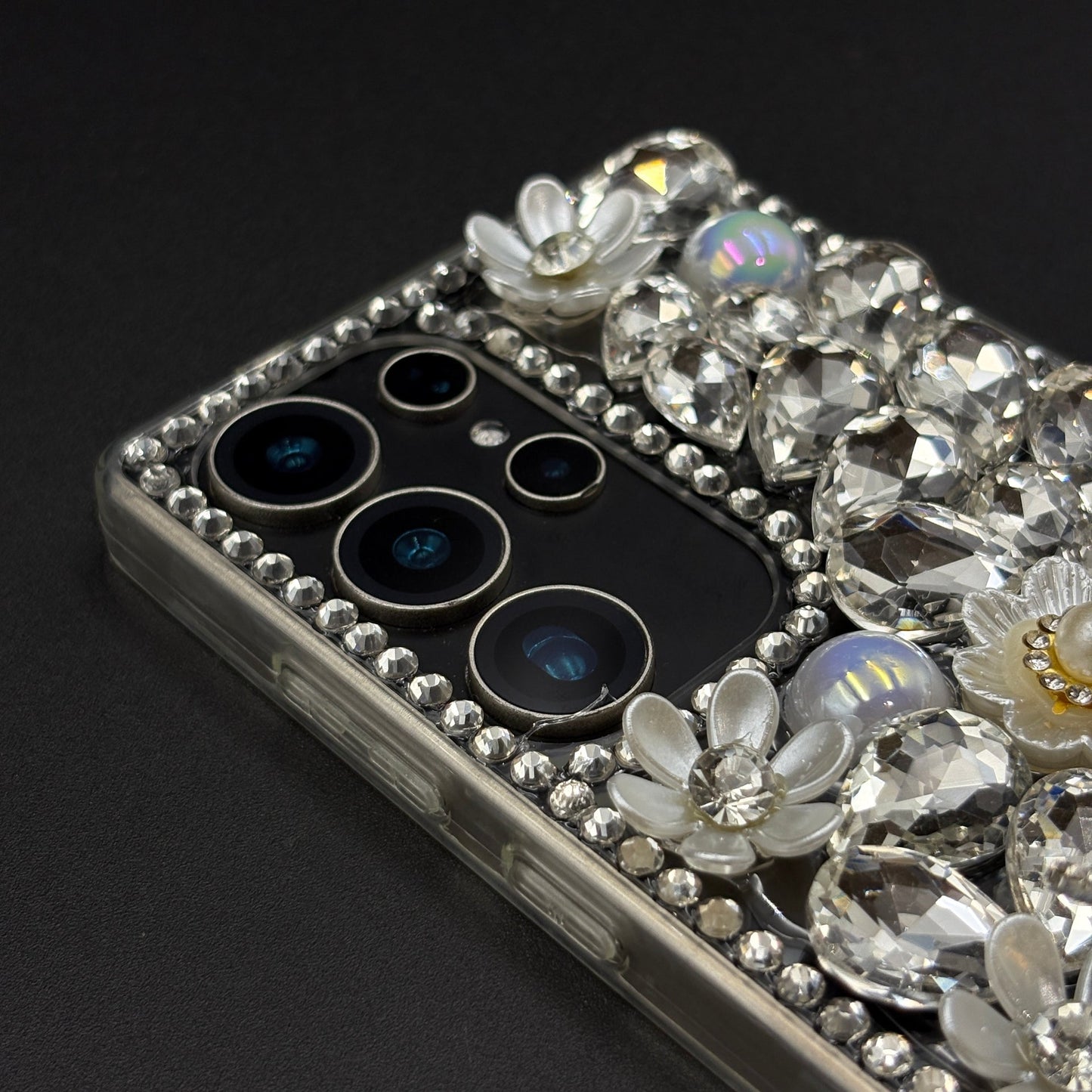 Bling Butterfly & Flower Phone Case for Samsung Galaxy S25 Ultra | Luxury Rhinestone Crystal