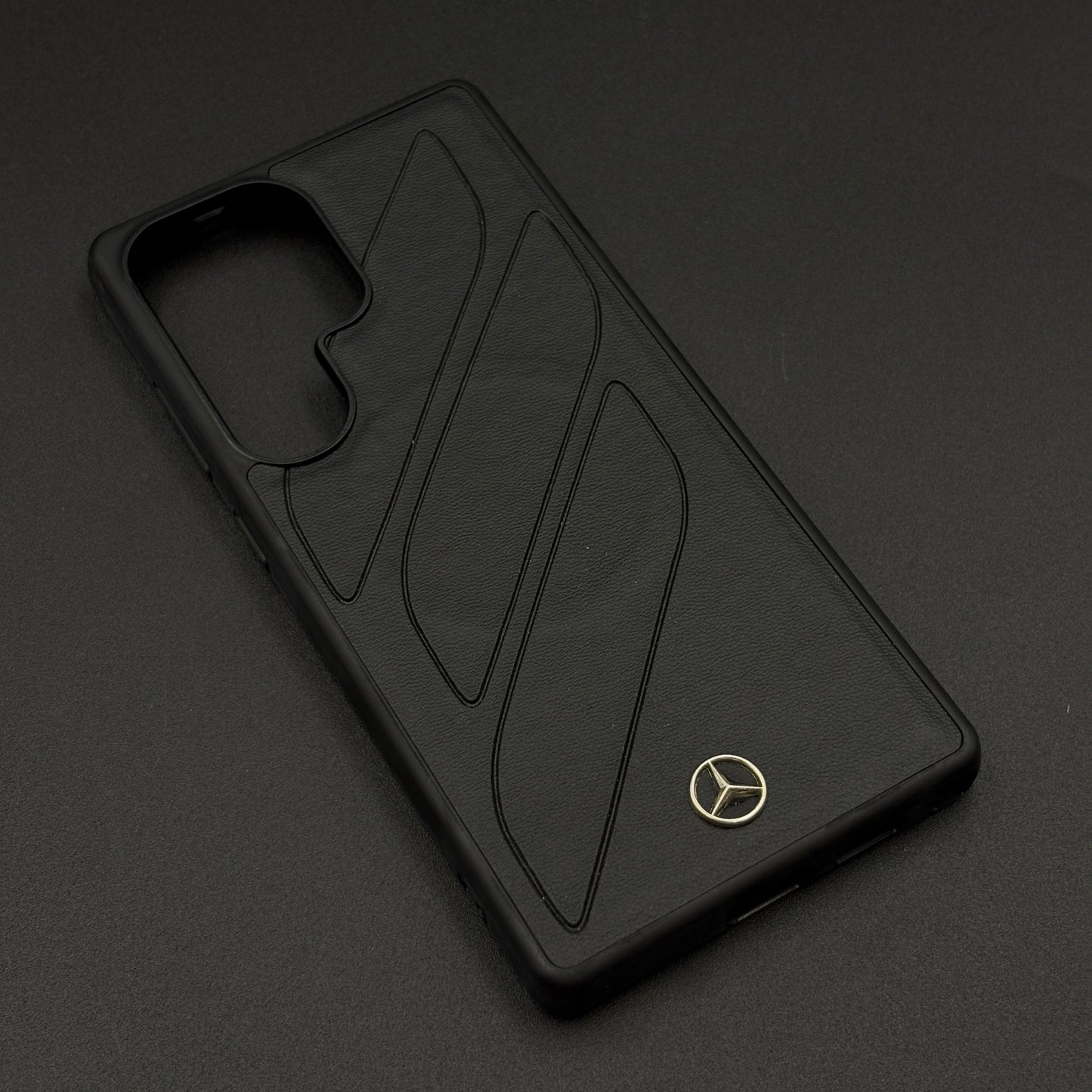 Merc Edition Phone Case for Samsung Galaxy S25 Ultra | Car-Inspired Design | PU Leather | Embossed Logo
