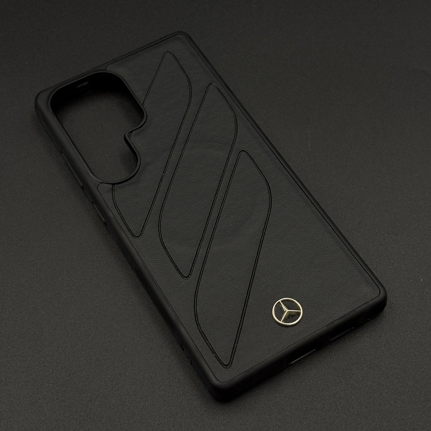 Merc Edition Phone Case for Samsung Galaxy S25 Ultra | Car-Inspired Design | PU Leather | Embossed Logo