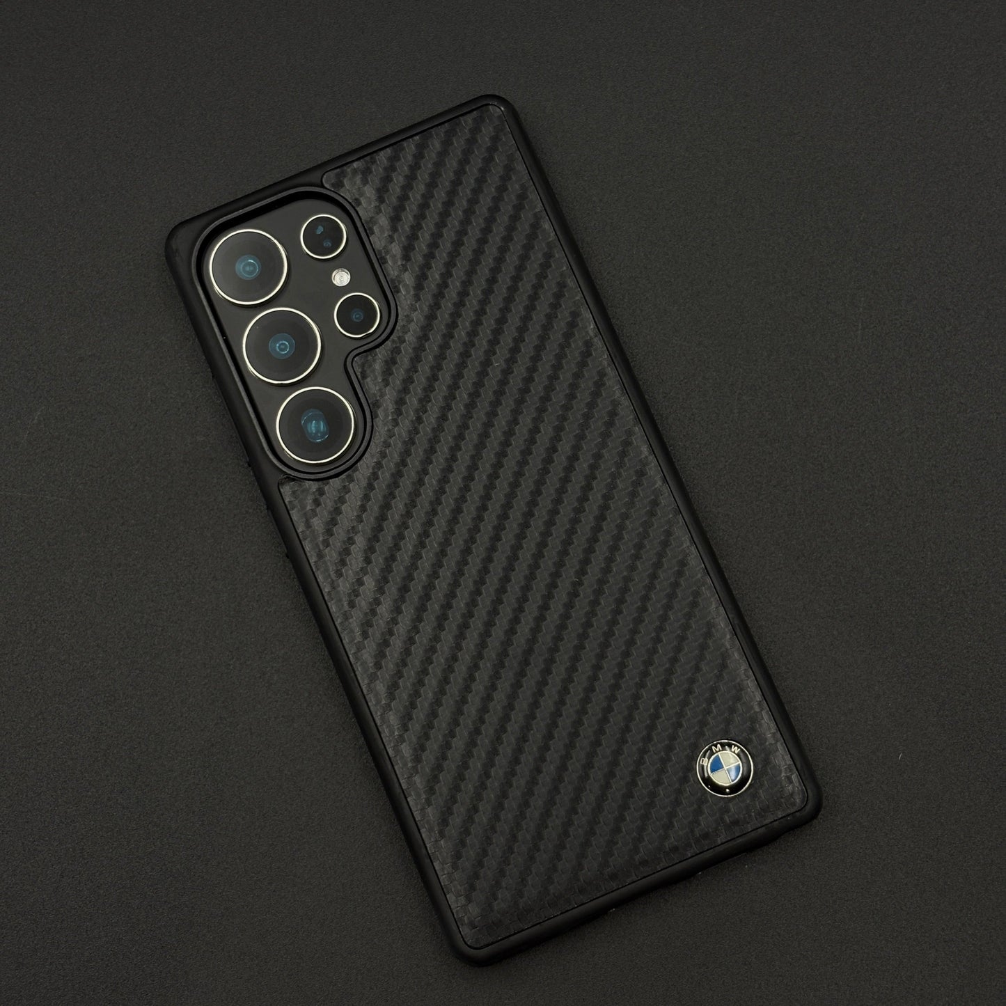 Performance M Series Phone Case for Samsung Galaxy S25 Ultra | Carbon Fiber | MagSafe Compatible | Embossed Logo