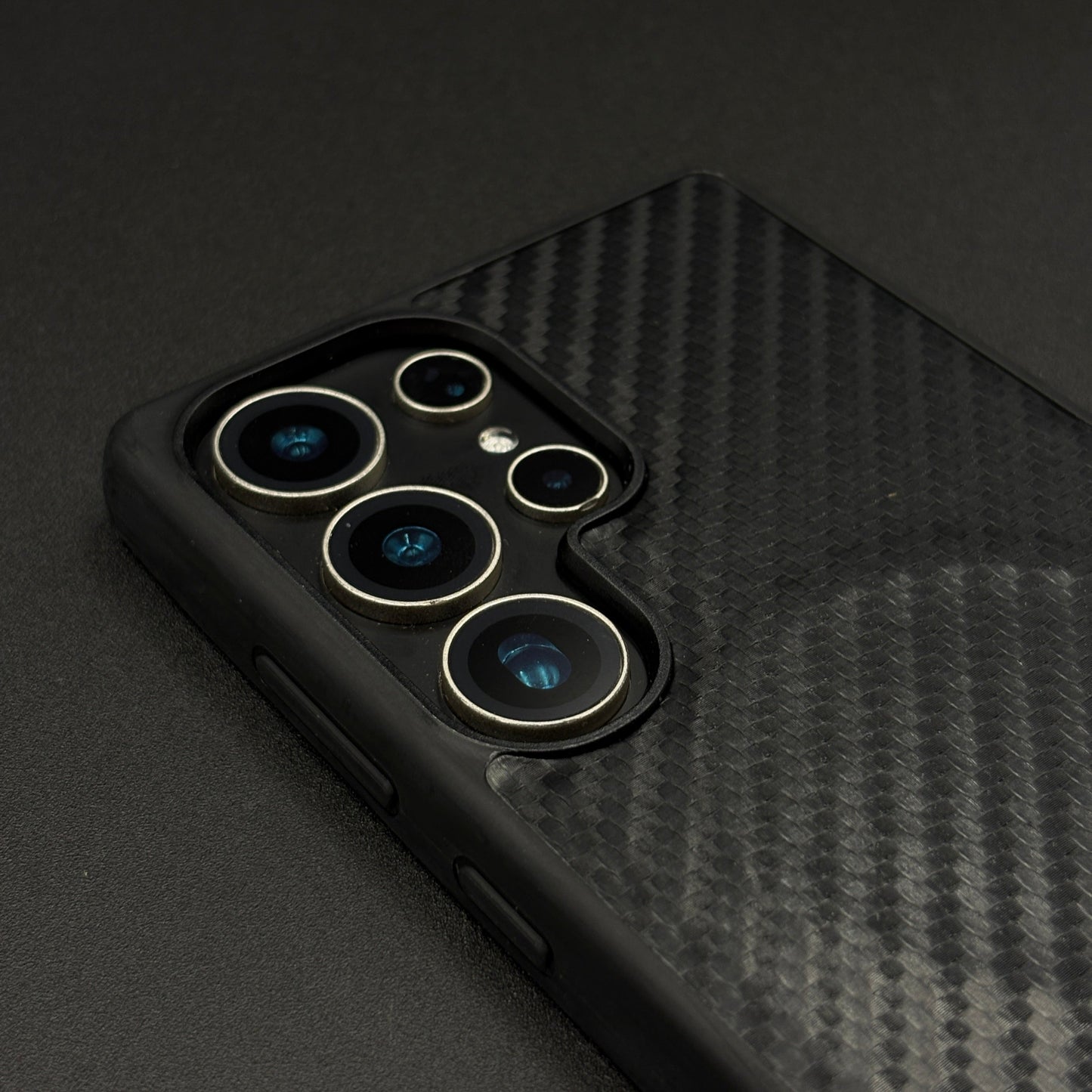 Performance M Series Phone Case for Samsung Galaxy S25 Ultra | Carbon Fiber | MagSafe Compatible | Embossed Logo