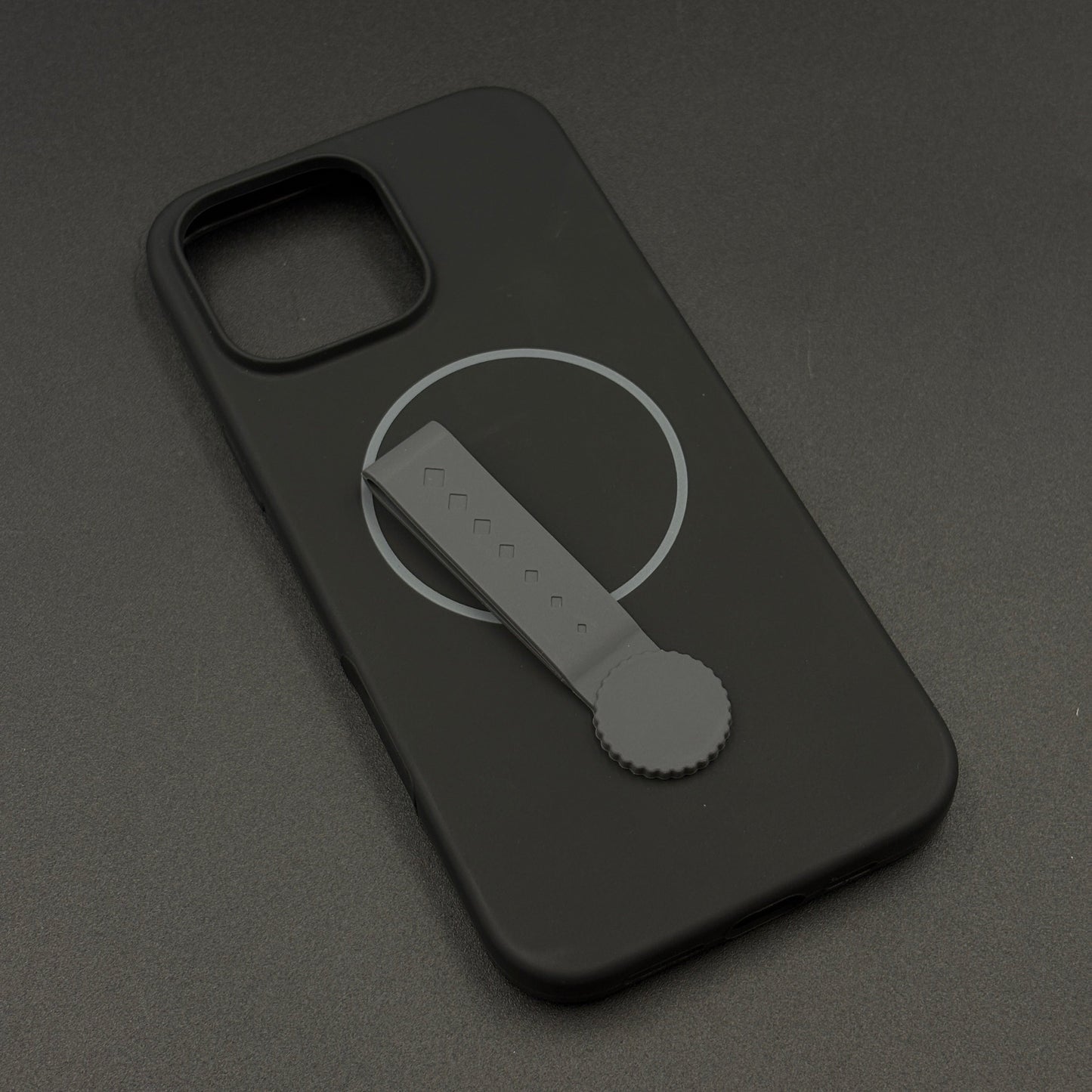 Liquid Silicone Wristband Case for iPhone | Silk Feel Touch Grip | Built-In Strap | MagSafe Compatible