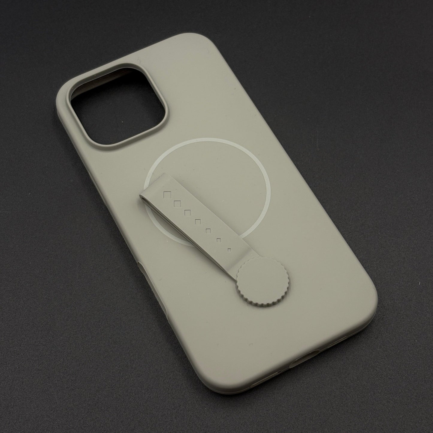 Liquid Silicone Wristband Case for iPhone | Silk Feel Touch Grip | Built-In Strap | MagSafe Compatible