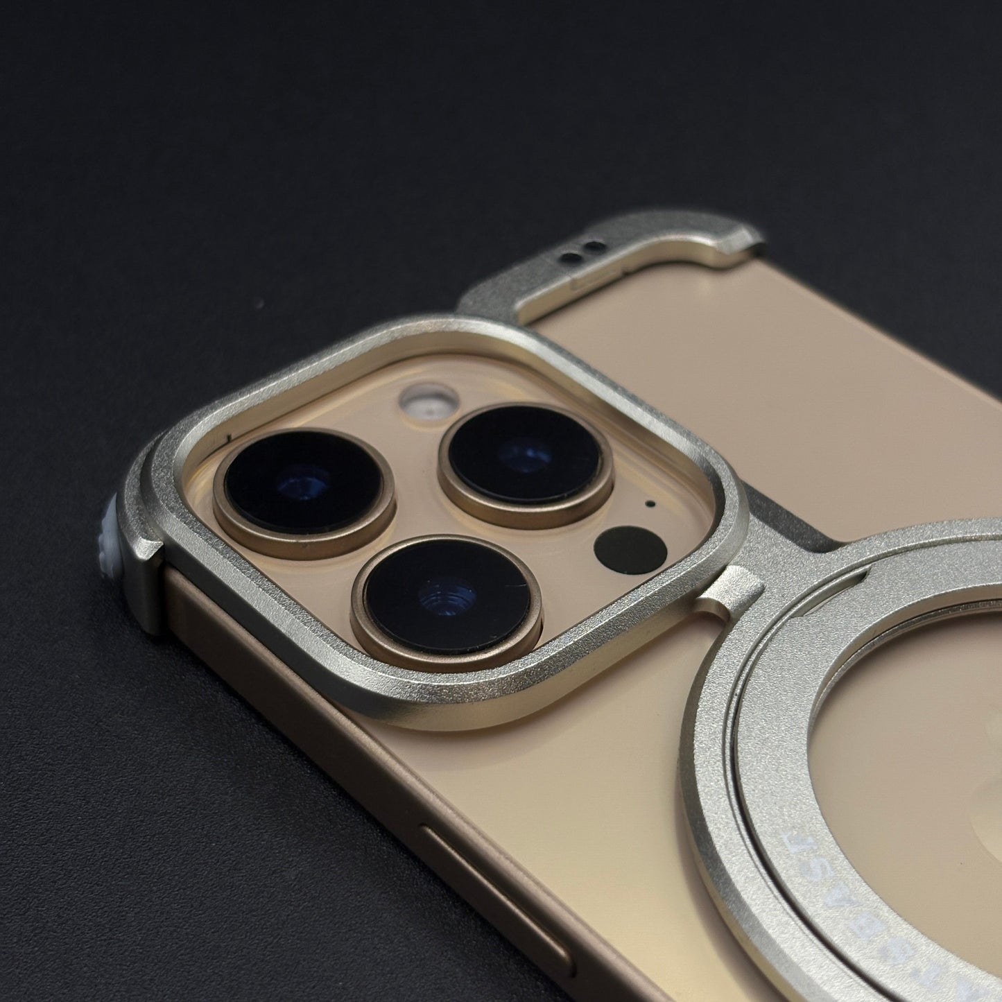 Next-Gen Metal Frame iPhone Case | Luxury Aluminum Rotating Stand | MagSafe Support