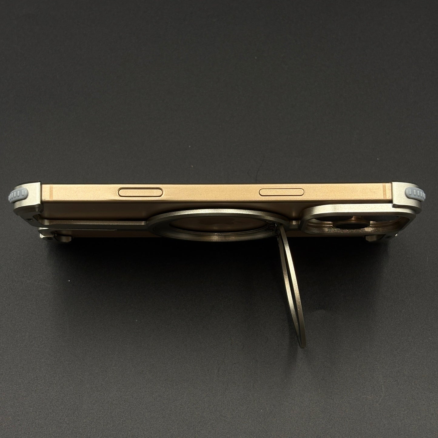 Next-Gen Metal Frame iPhone Case | Luxury Aluminum Rotating Stand | MagSafe Support