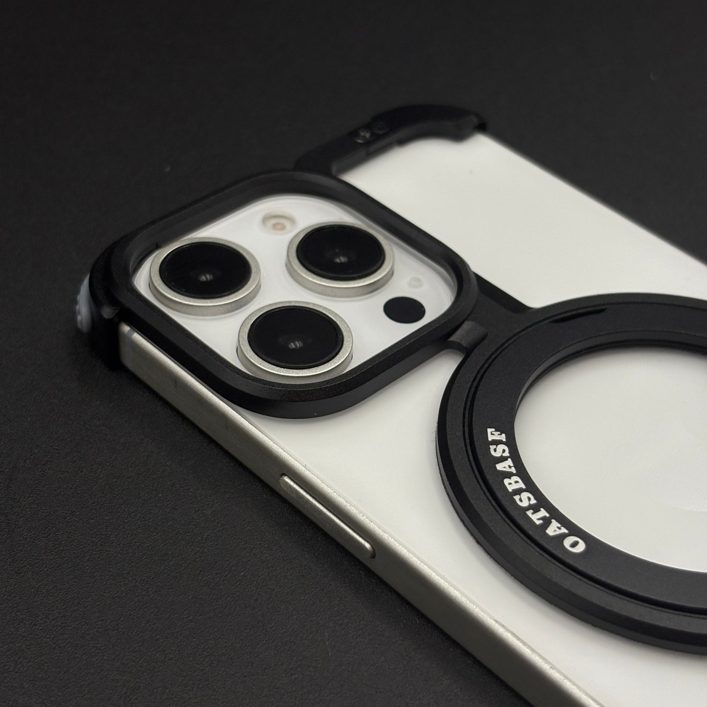 Next-Gen Metal Frame iPhone Case | Luxury Aluminum Rotating Stand | MagSafe Support