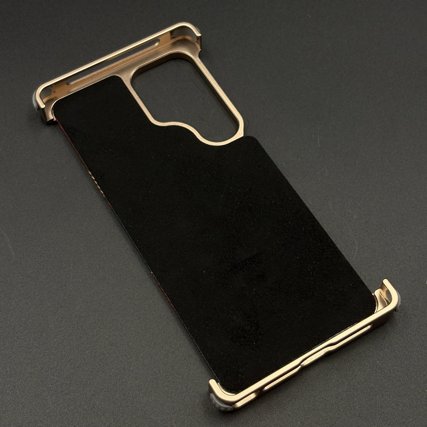 Kevlar Metal Frame Case for Samsung Galaxy S25 Ultra | MagSafe Compatible with Phone Stand | Rugged Style Protection
