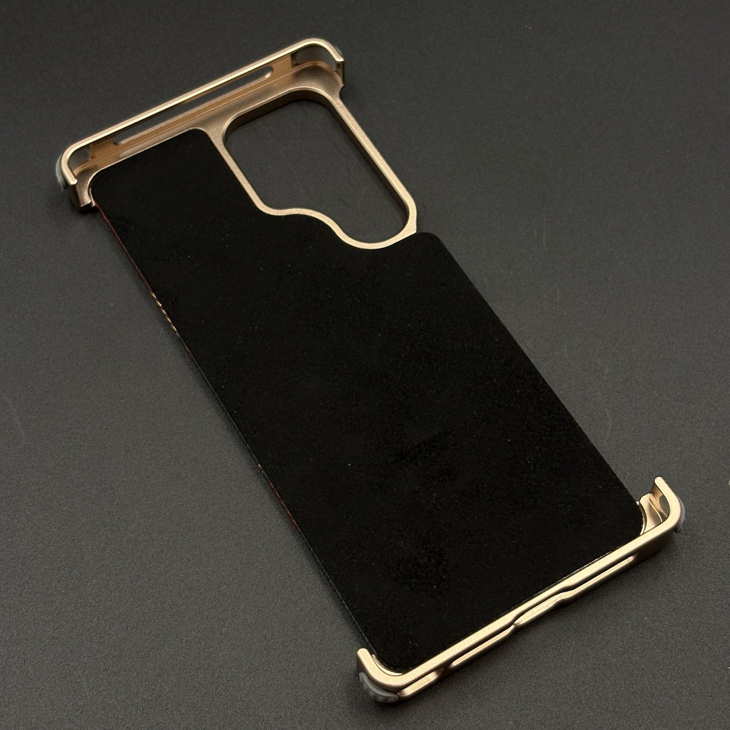 Kevlar Metal Frame Case for Samsung Galaxy S25 Ultra | MagSafe Compatible with Phone Stand | Rugged Style Protection